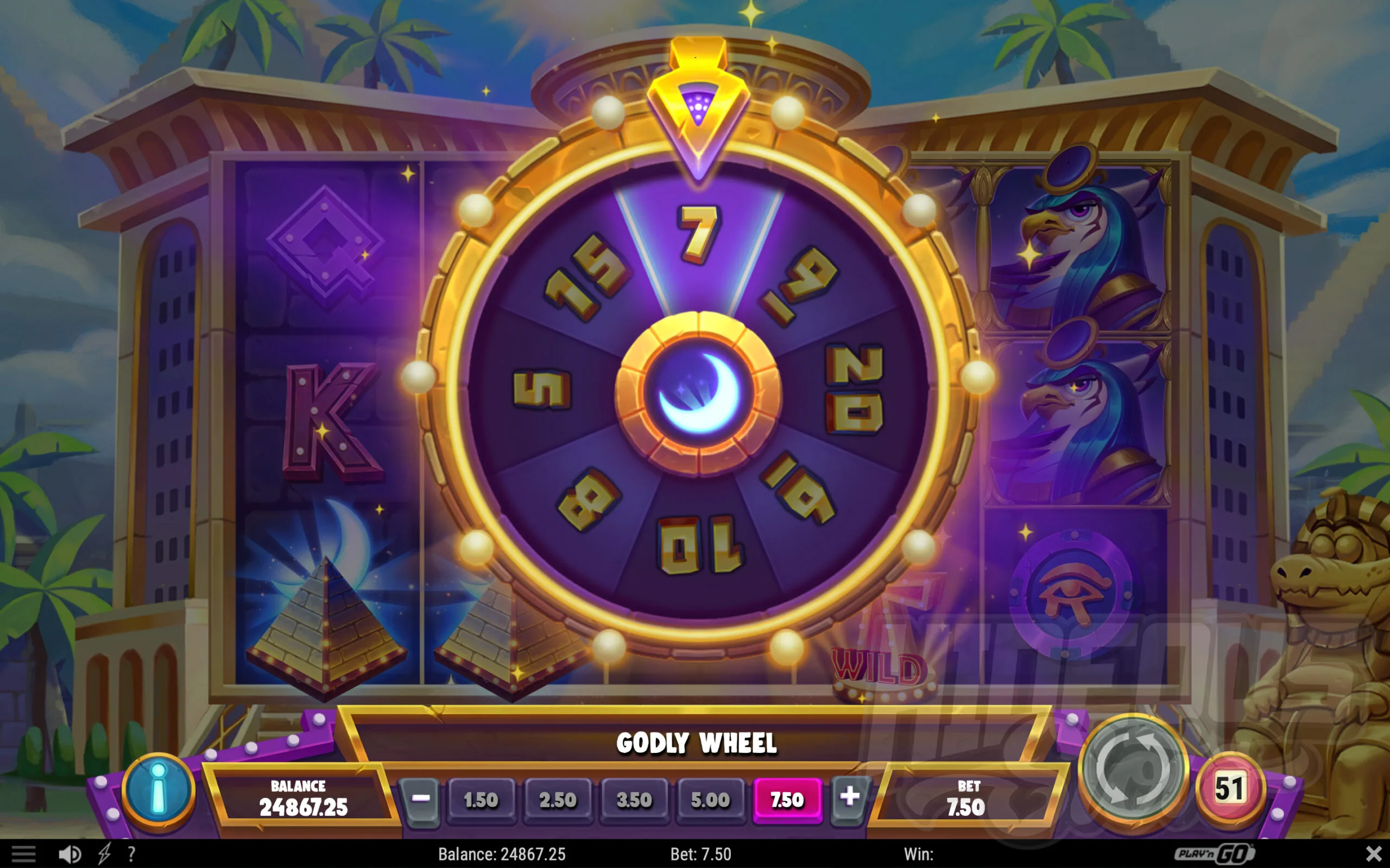 Before Free Spins Begin Players Spin the Godly Wheel to Reveal up to 20 Free Spins