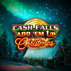 Cash Falls Add 'Em Up Christmas Logo