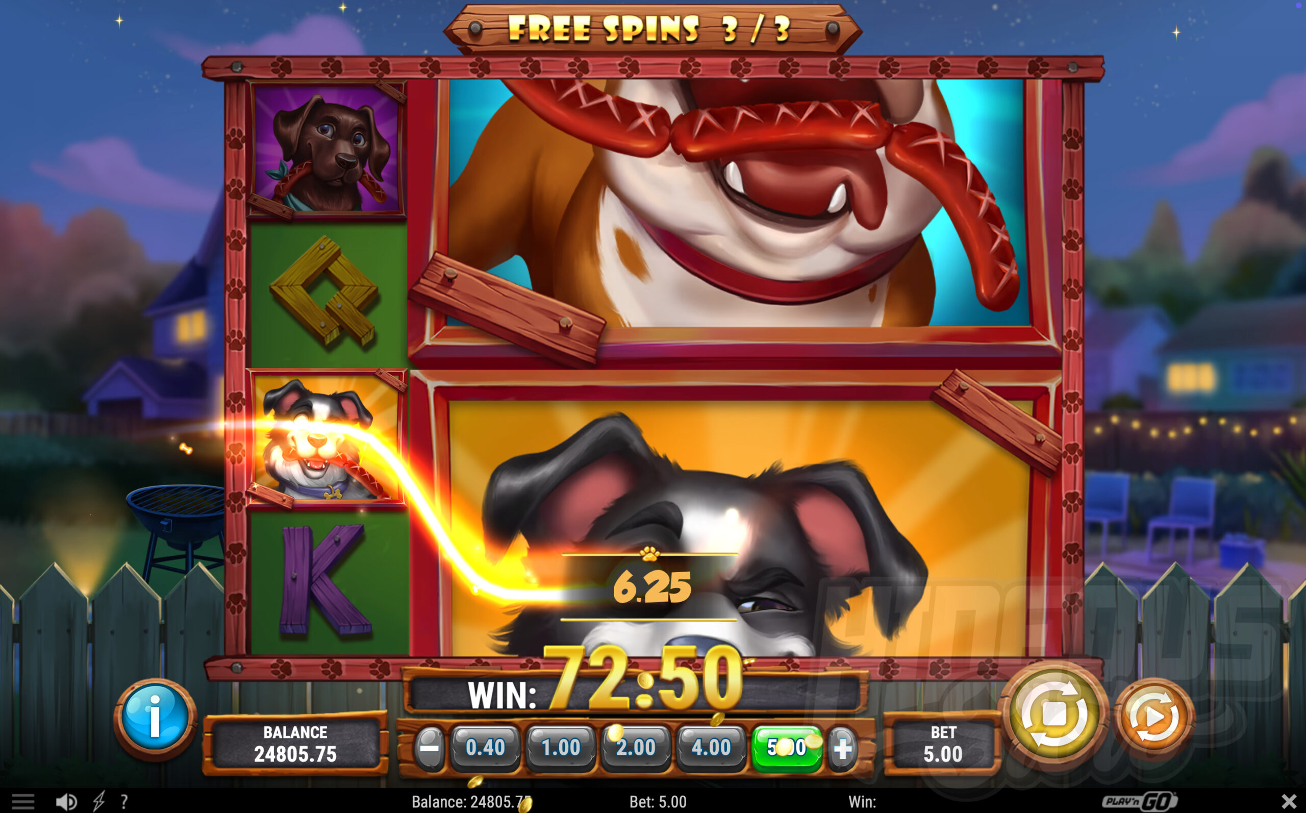 Hot Dog Heist The Pack Attack Free Spins Mode