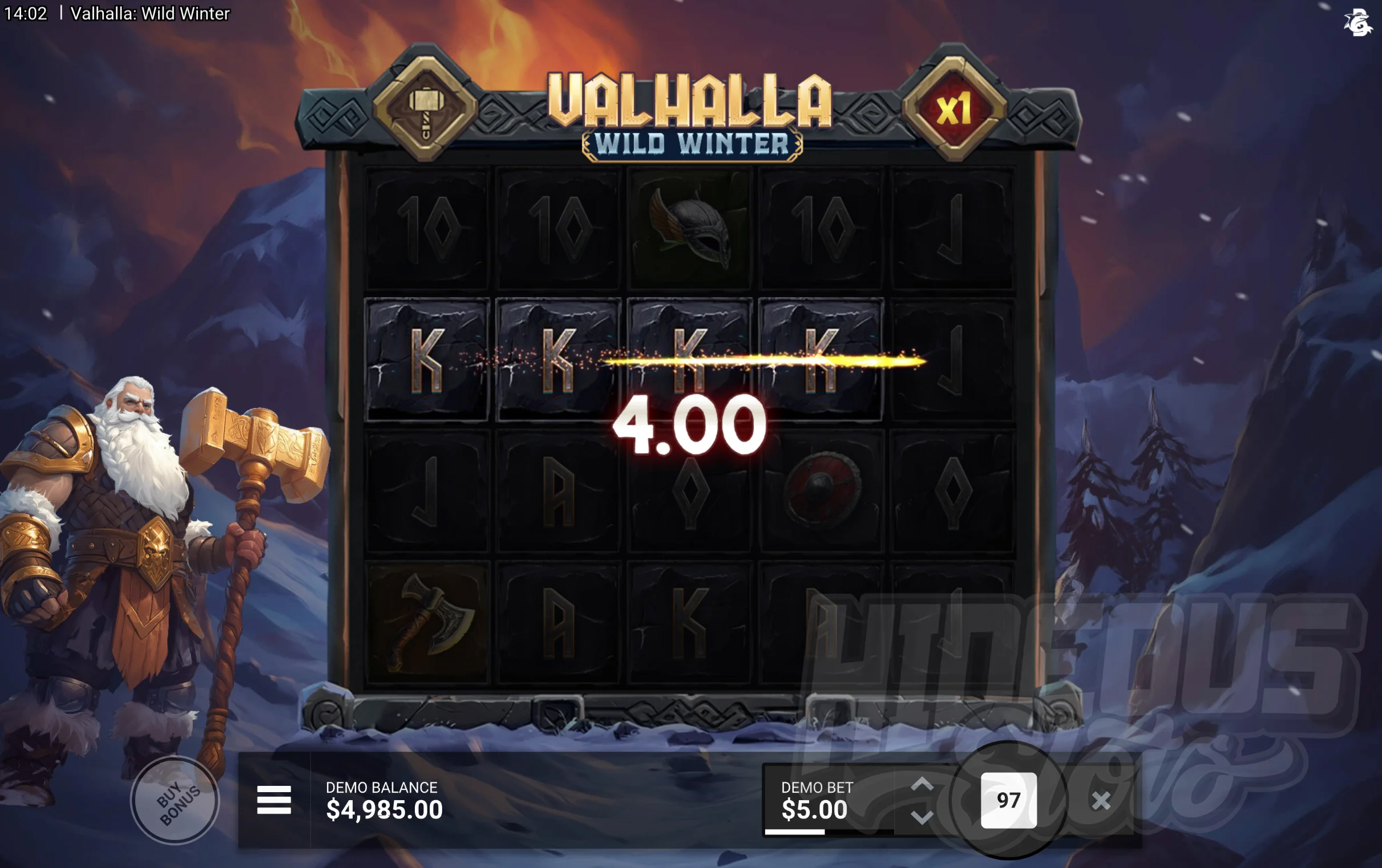 Valhalla Wild Winter Offers Players 14 Fixed Win Lines