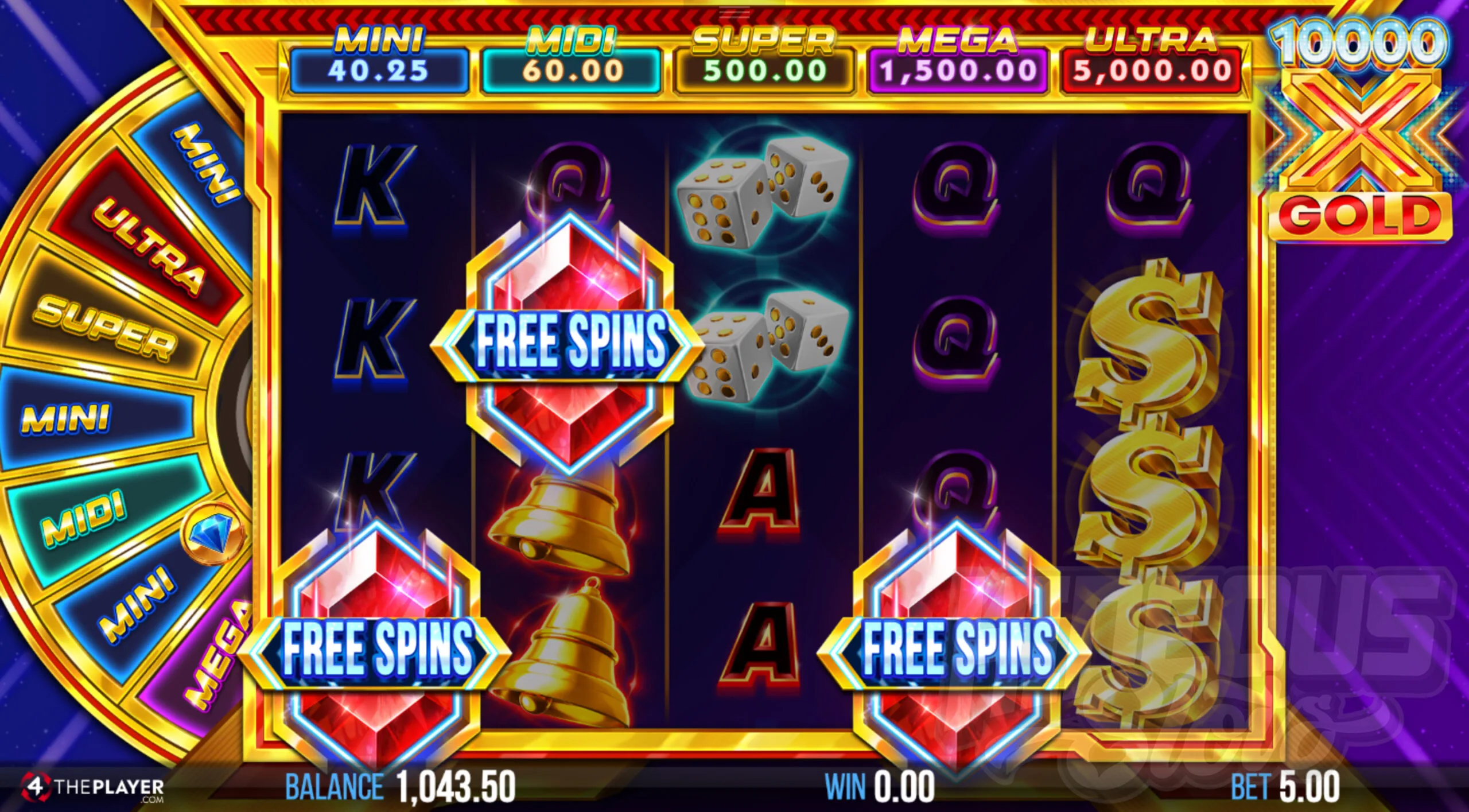 Land 3 or More Bonus Scatters to Trigger Free Spins