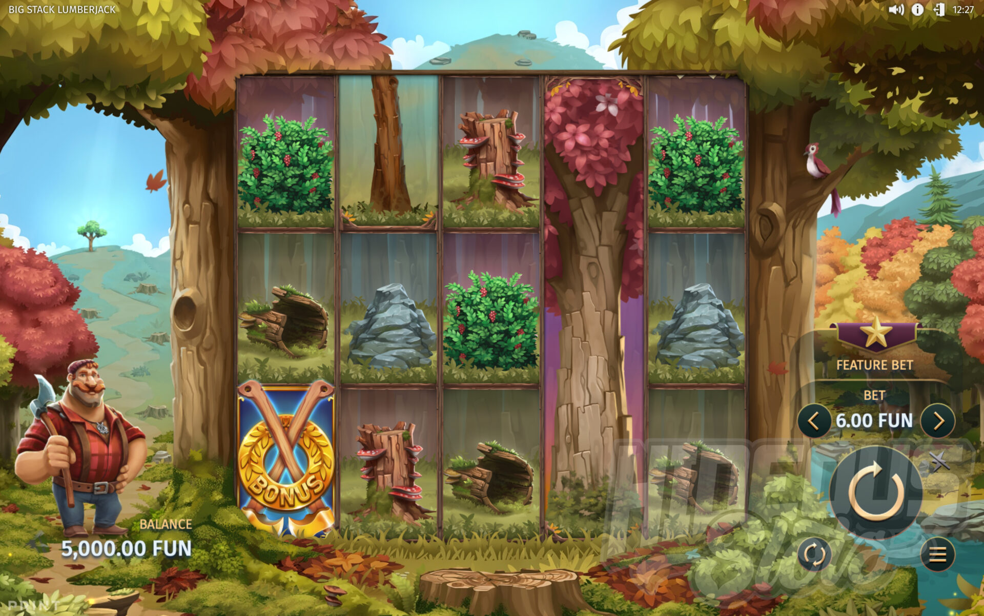 Big Stack Lumberjack Slot Review | Print Studios