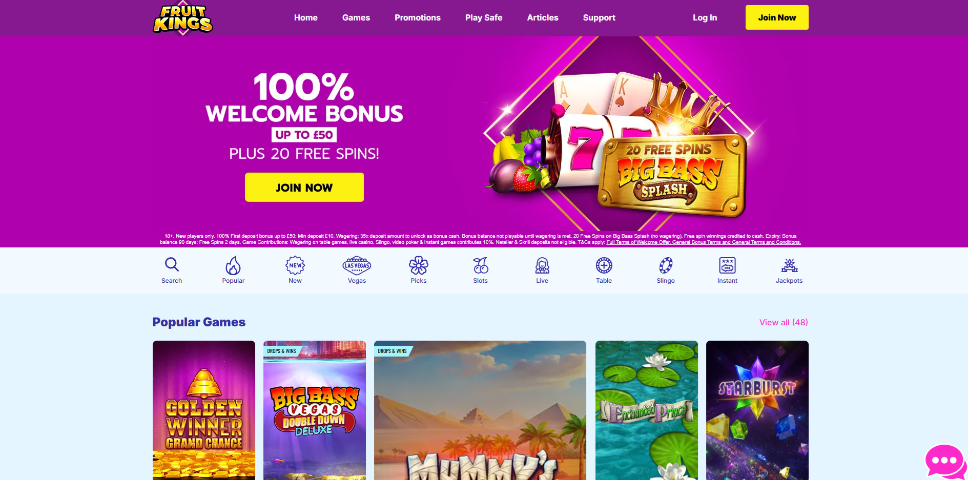 Fruit Kings Homepage