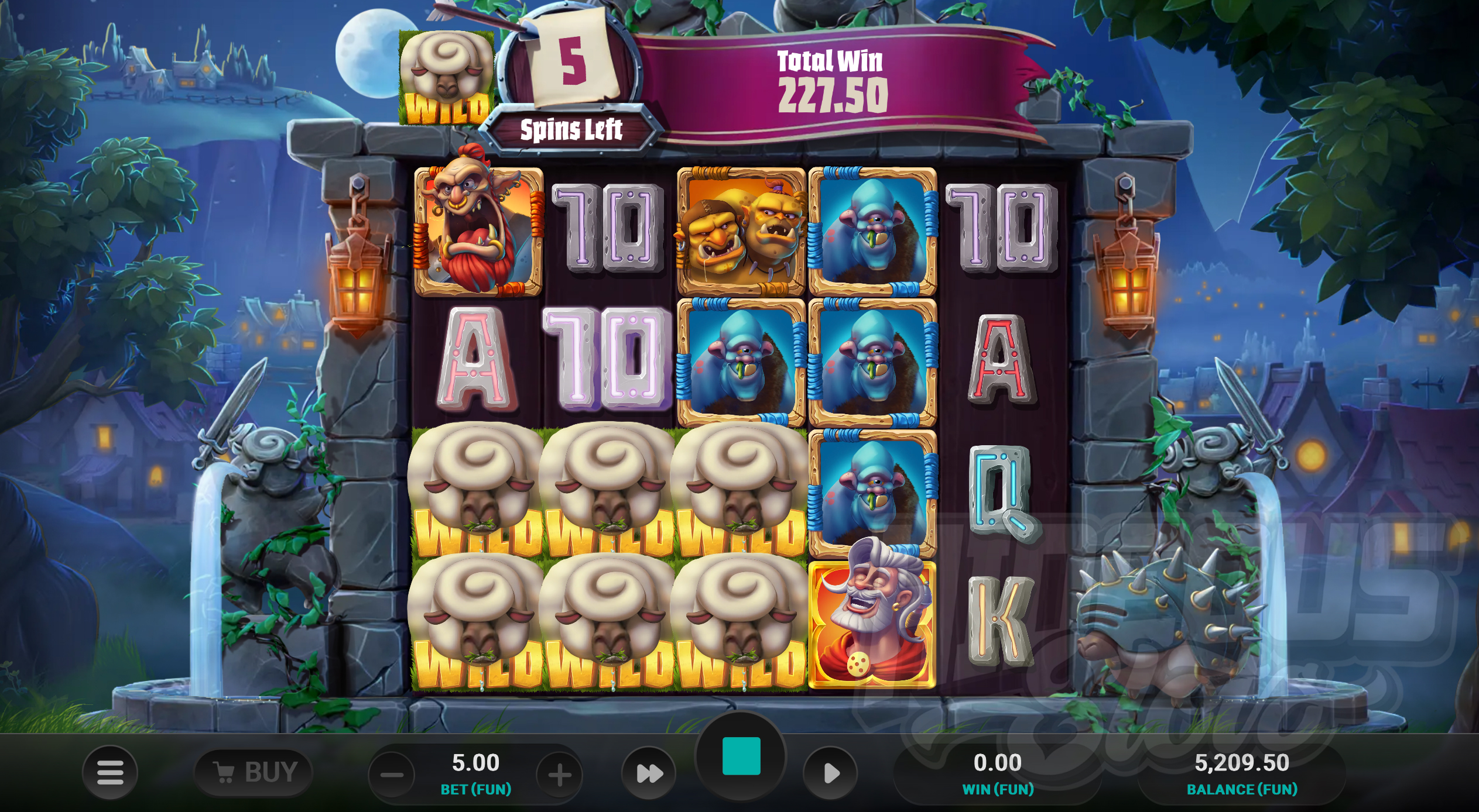 Giants and Sheep Extra Wild Free Spins