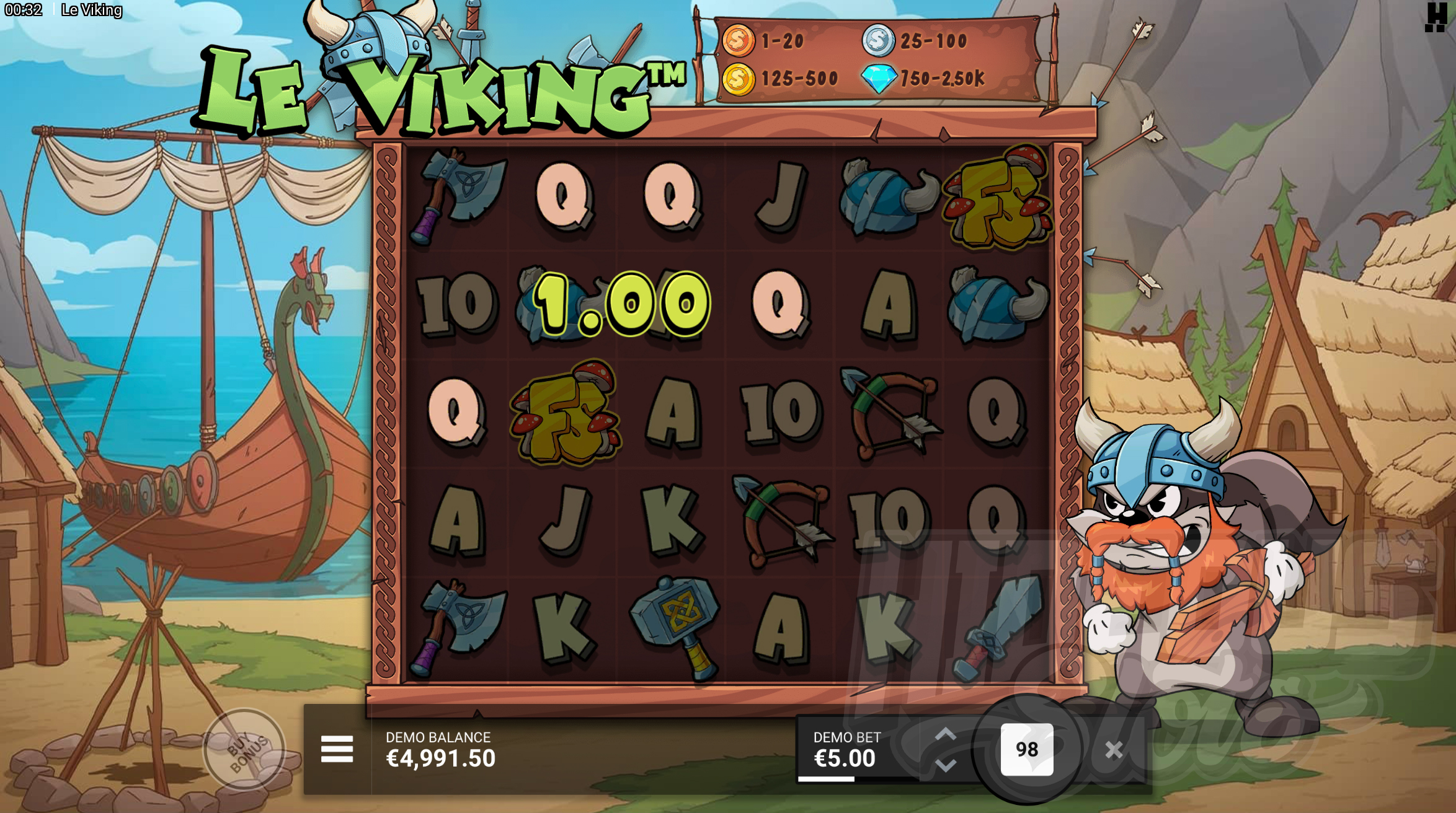 Le Viking Offers Players 15,625 Ways to Win