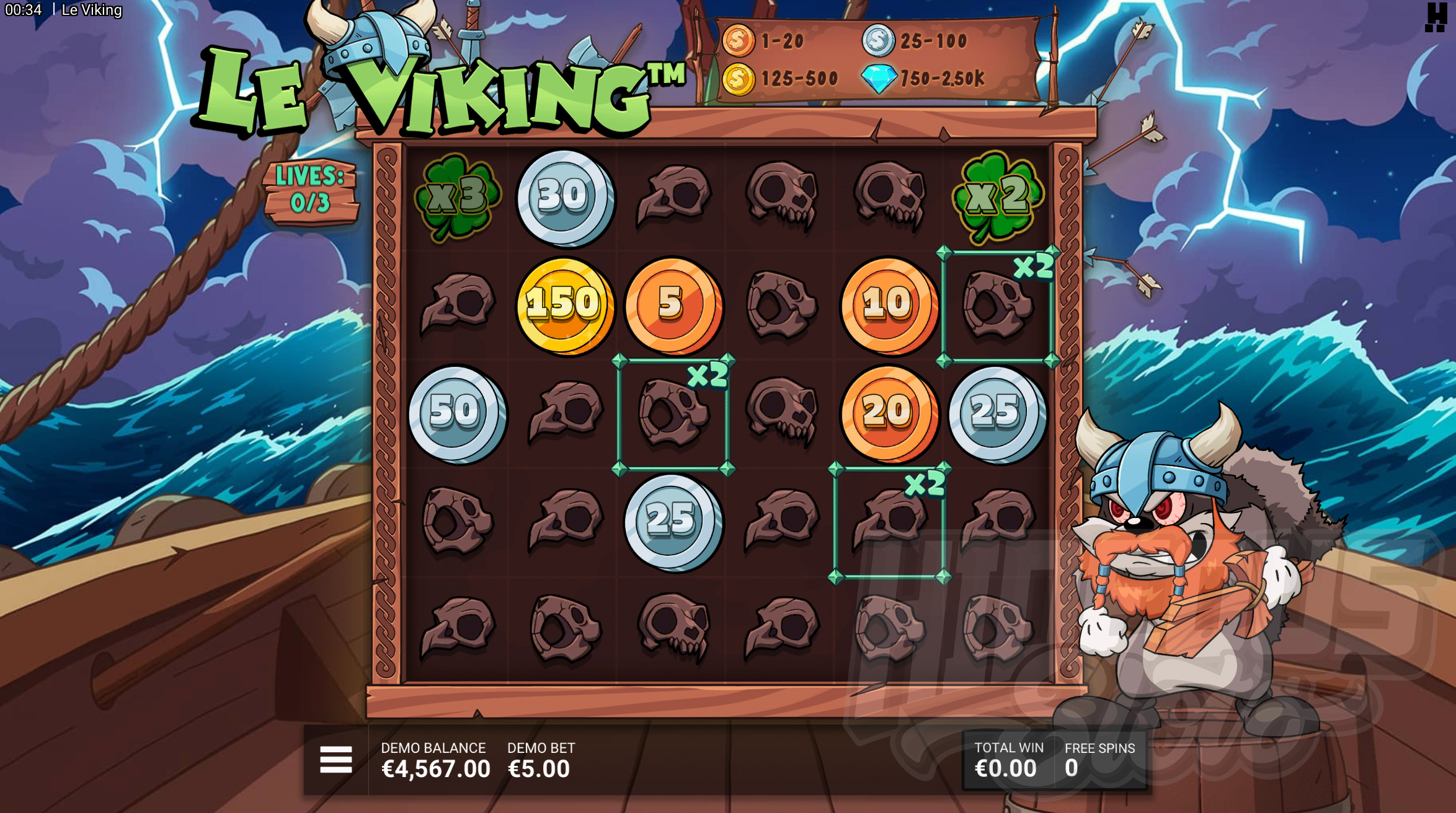 Le Viking Berserk Free Spins