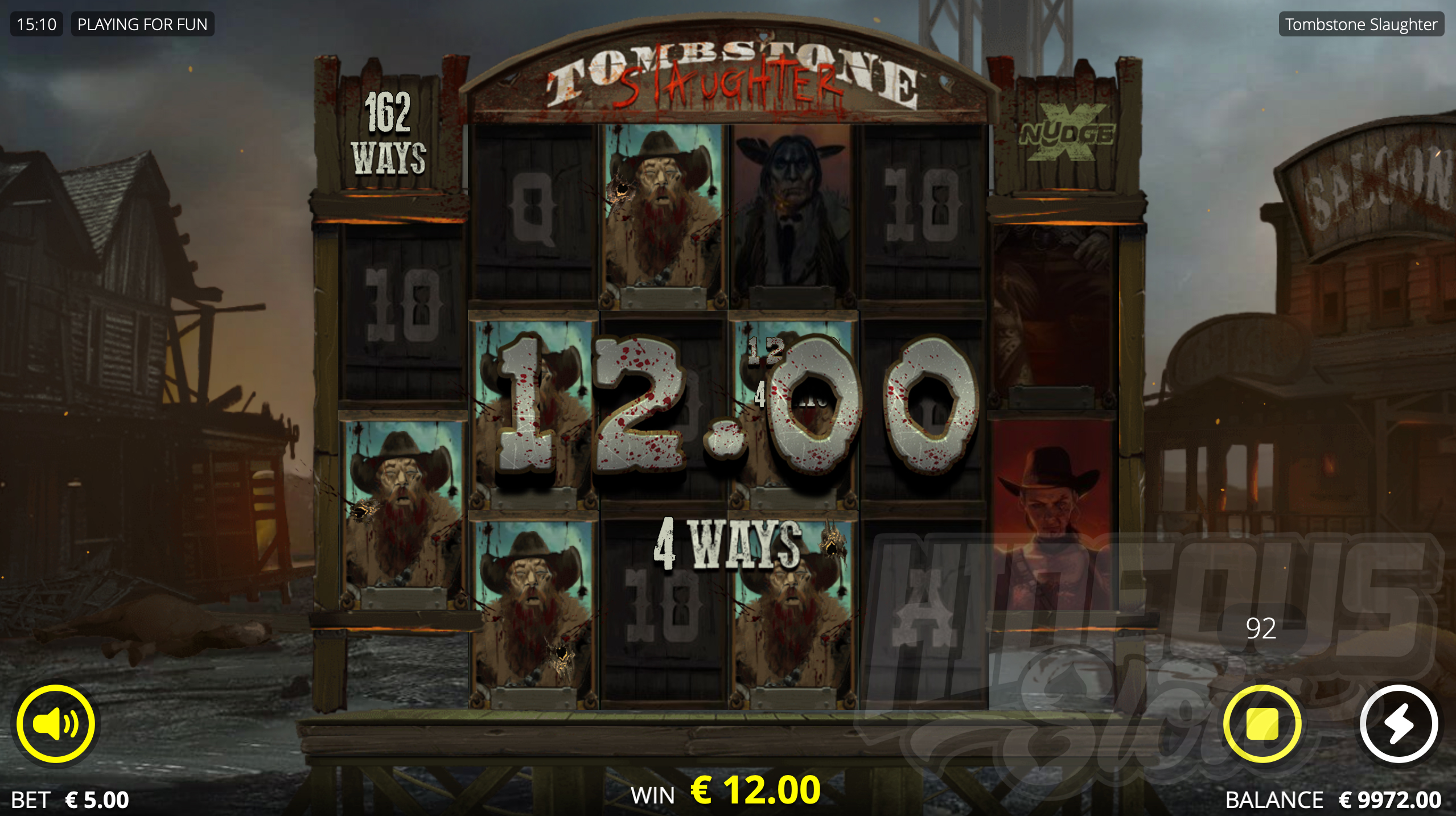 Tombstone Slaughter Offers Players a Default 324 Ways to Win