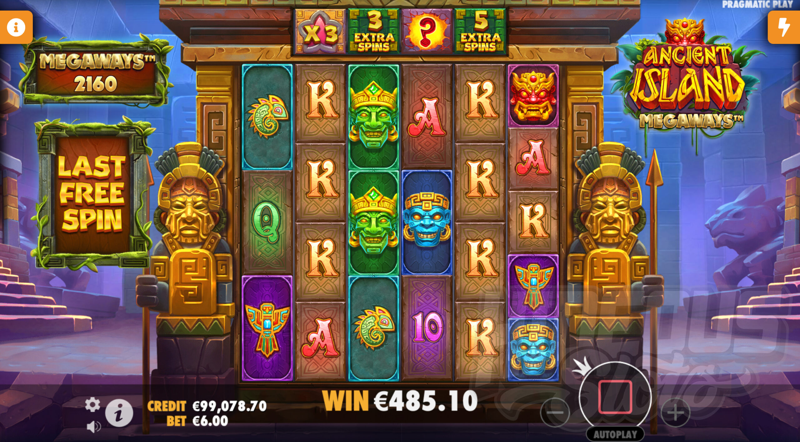 Ancient Island Megaways Free Spins