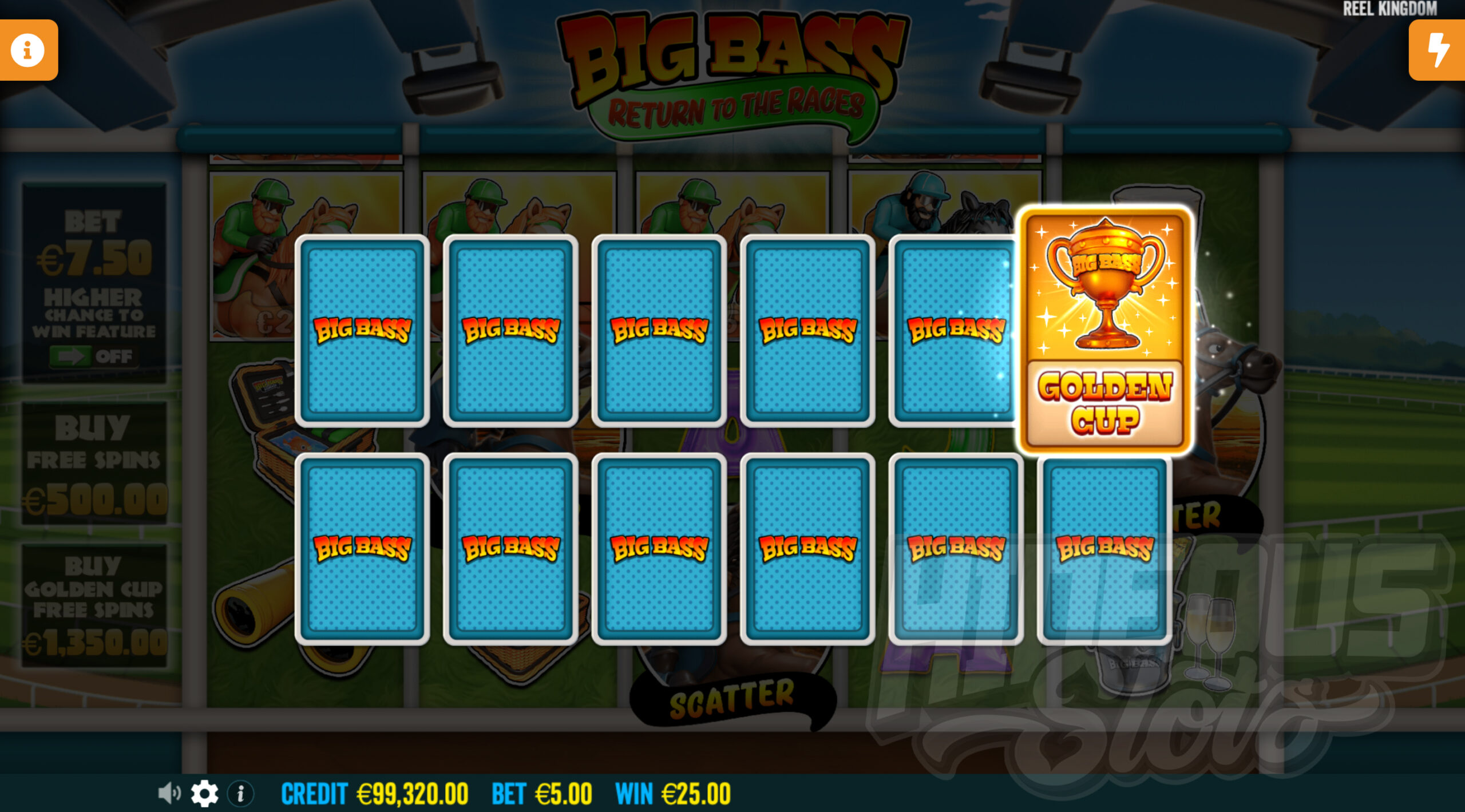 Before Starting Free Spins, Players Must Pick a Card to Reveal Regular Free Spins or Golden Cup Free Spins