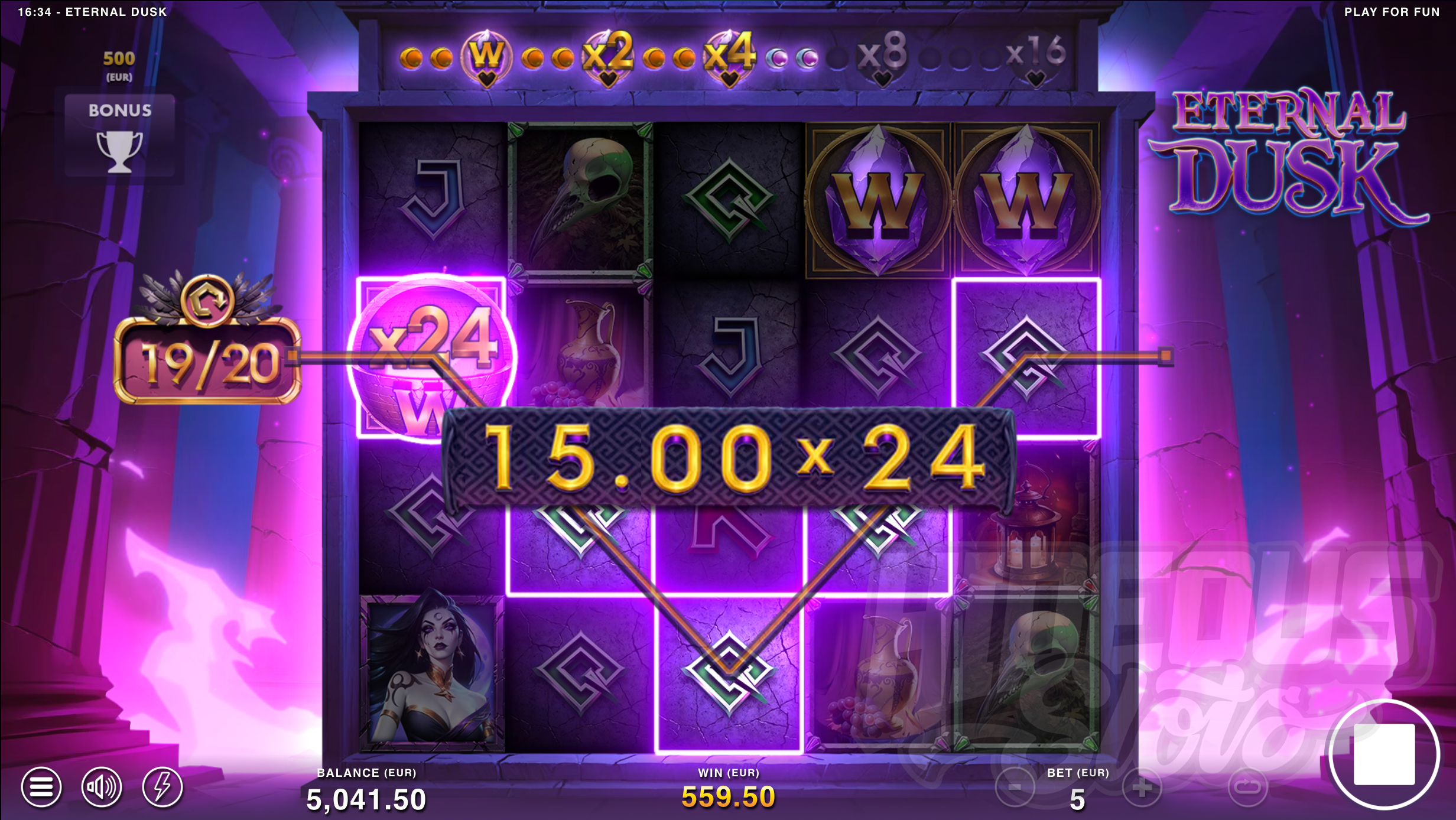 Eternal Dusk Free Spins