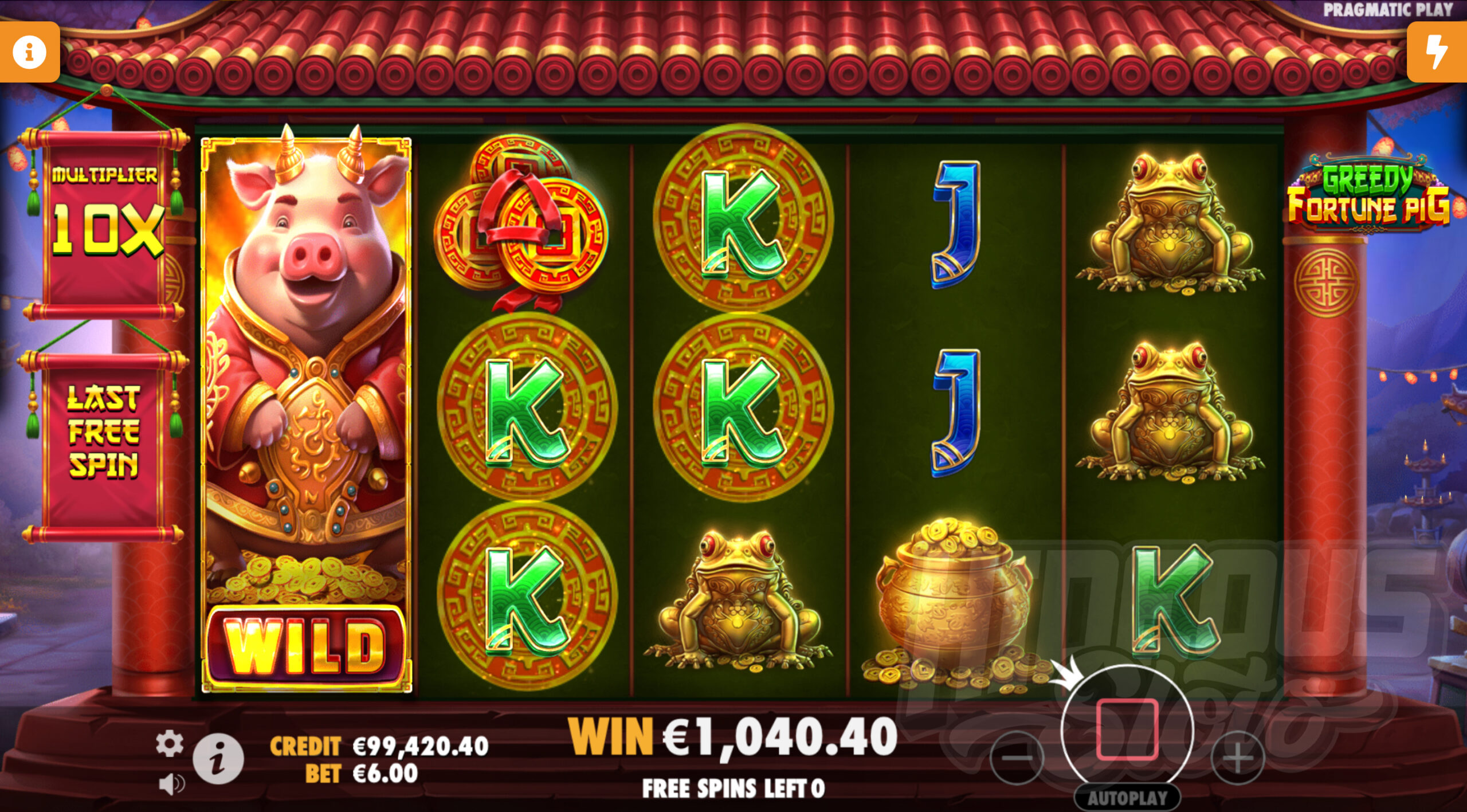 Greedy Fortune Pig Free Spins