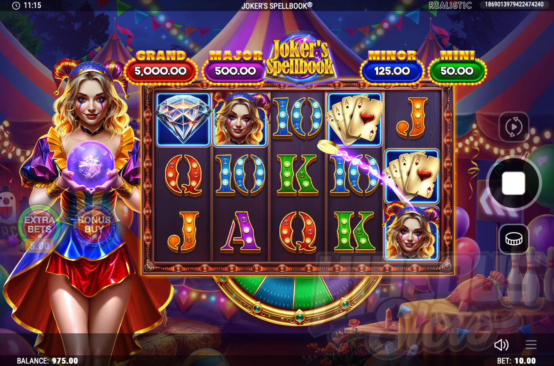 Collect Tokens For a Chance to Trigger the Bonus Jackpot Wheel