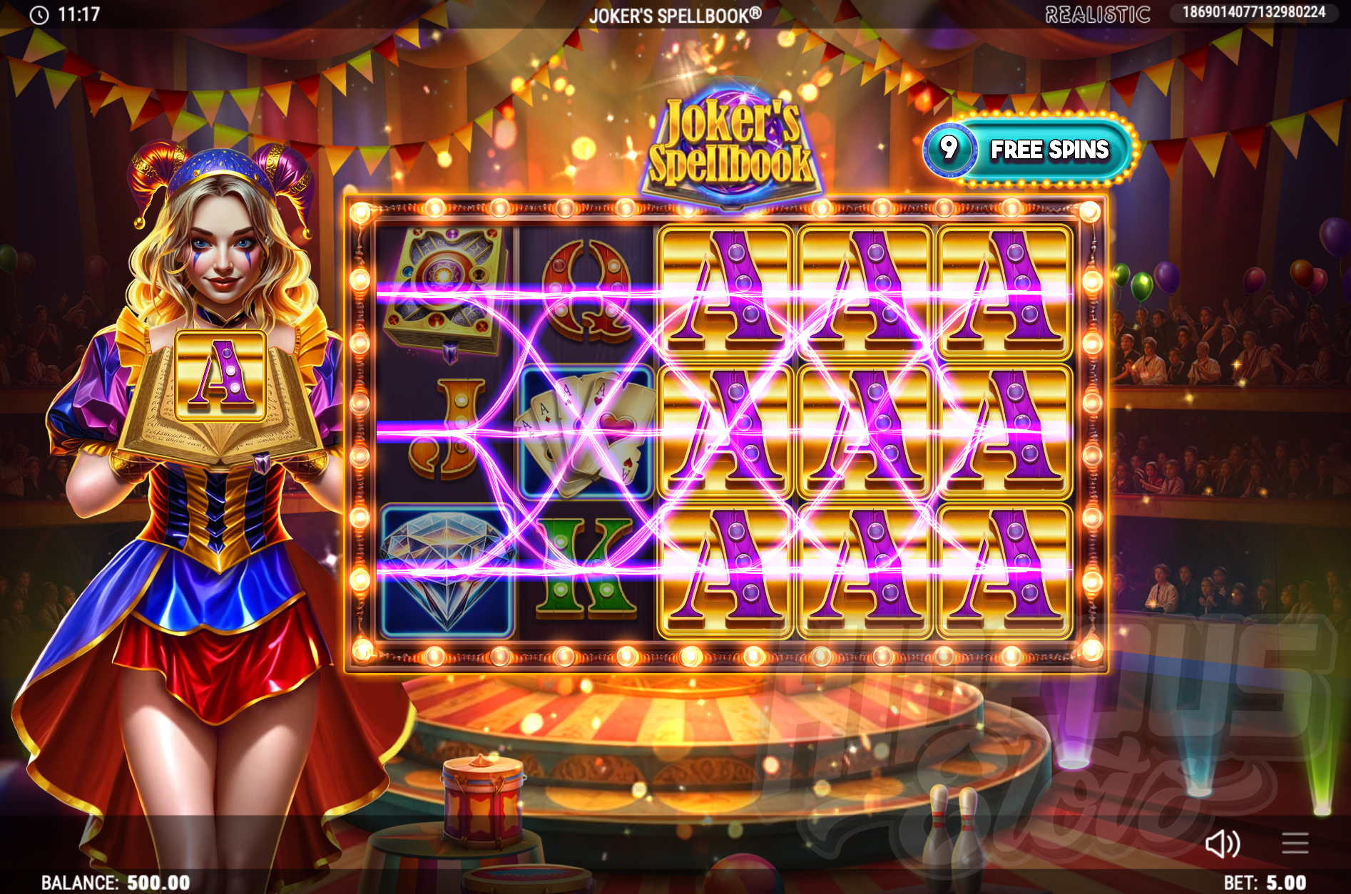 Joker's Spellbook Free Spins