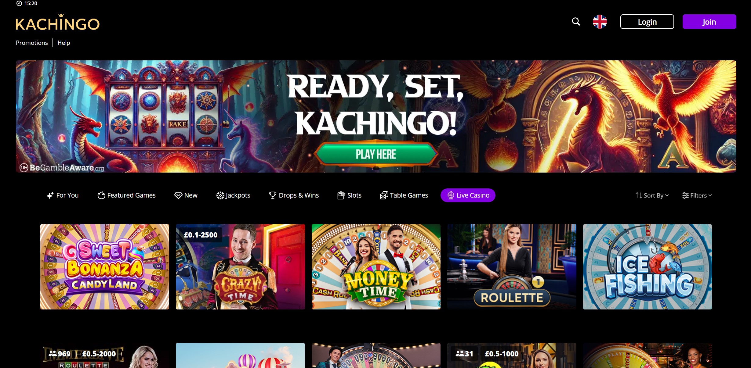 Kachingo Homepage