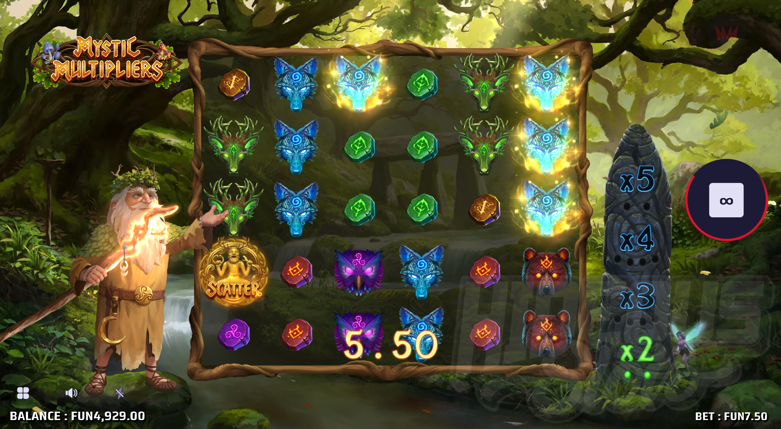 Mystic Multipliers Symbol Transform Druid Feature Drop