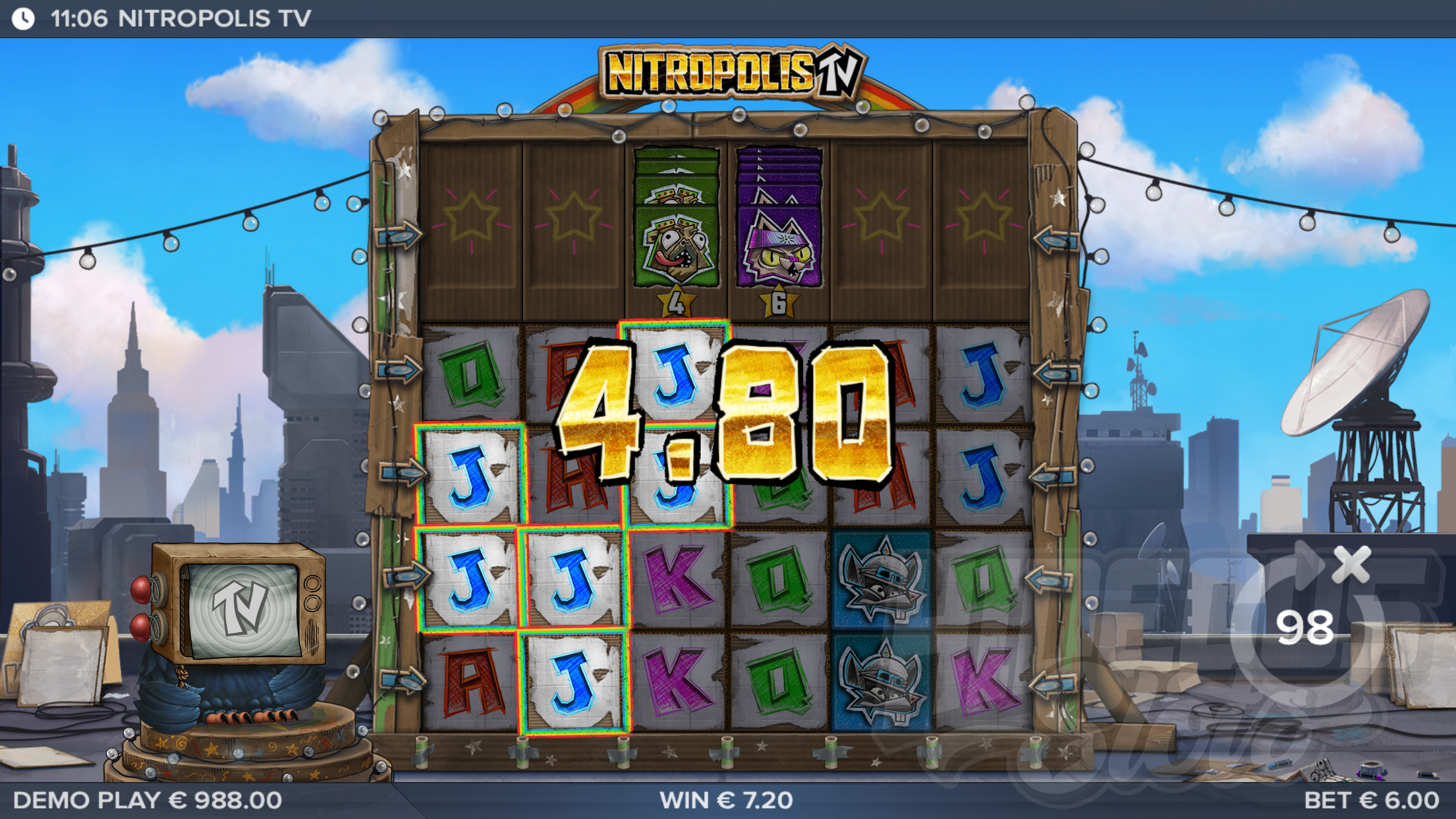 Nitropolis TV Offers Players a Default 4,096 Ways to Win