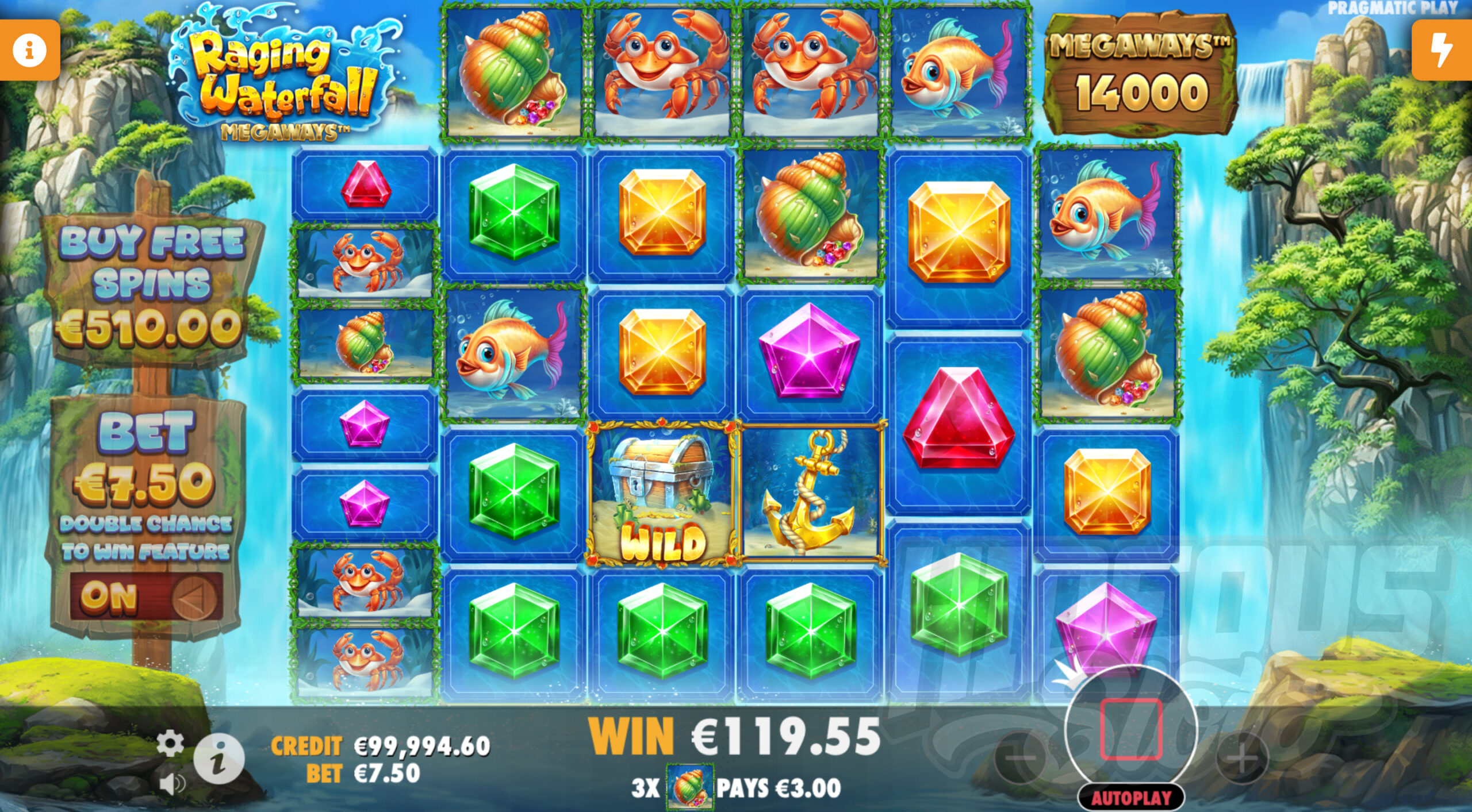 Raging Waterfall Megaways Offers Players Up To 175,616 Ways to Win