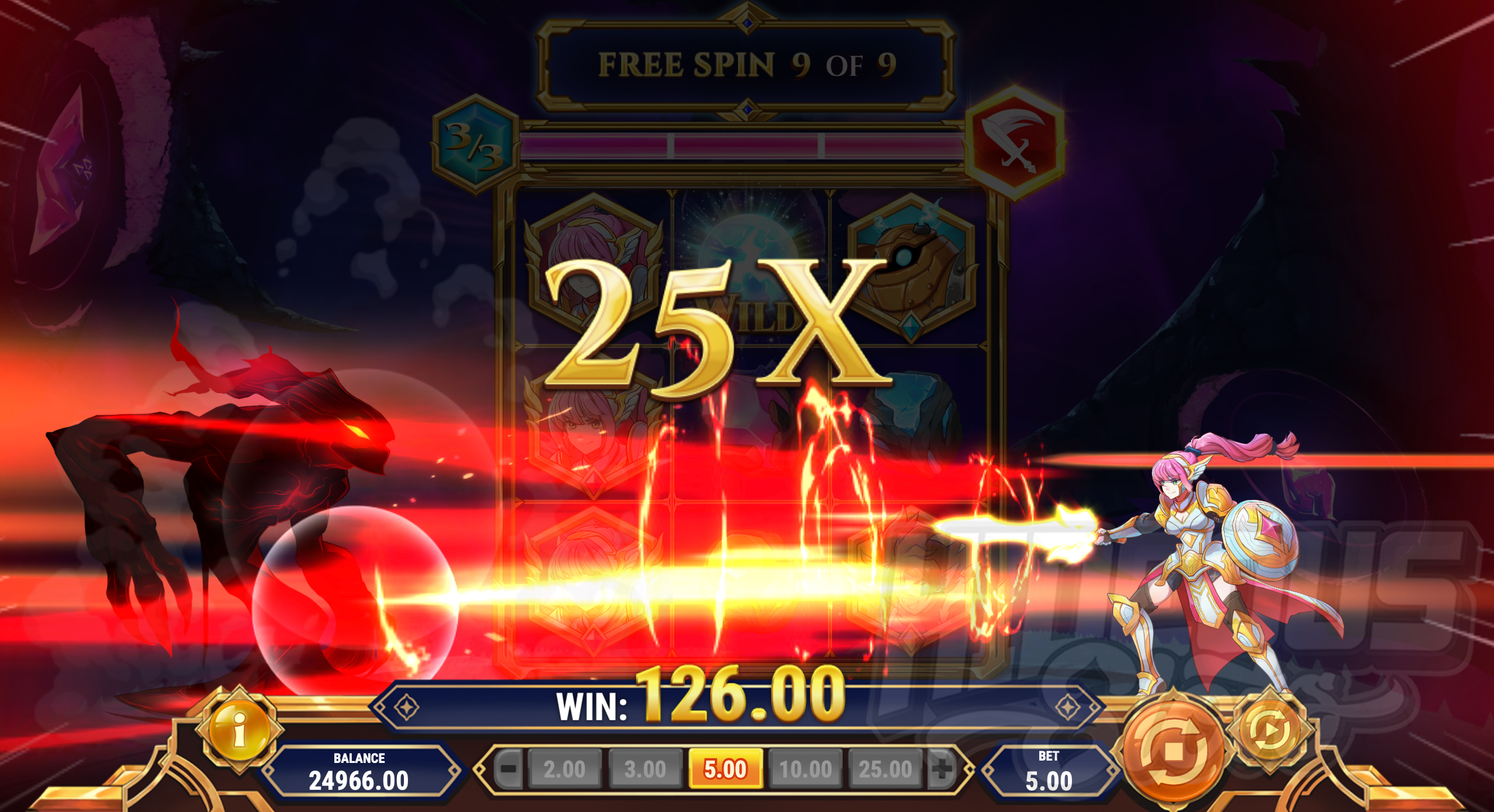 Trinity Impact Free Spins