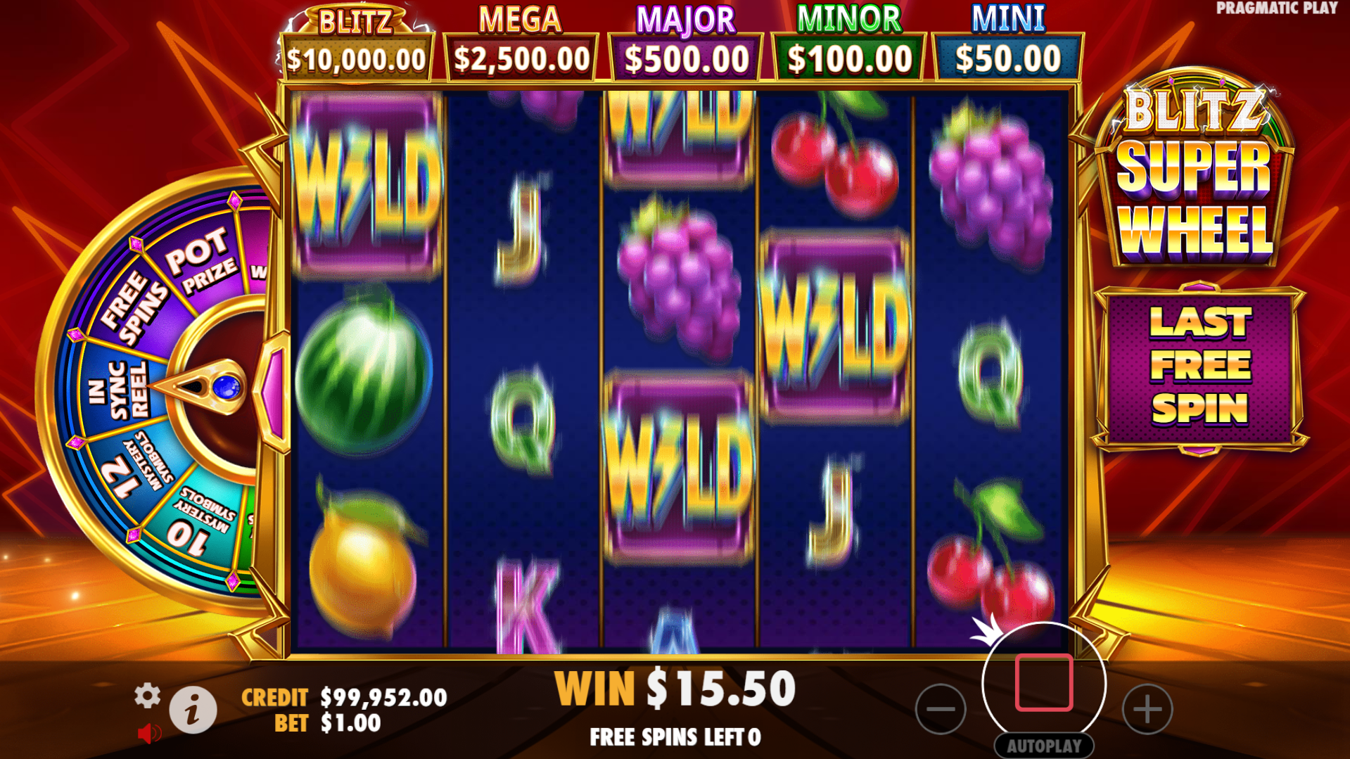 Random modifiers include Wild features, multipliers, Synced Reels, Jackpot prizes and Free Spins