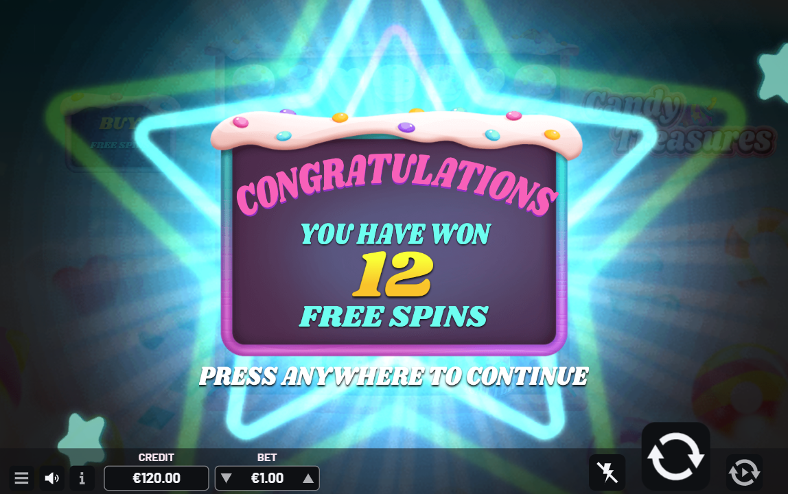 3 or more scatters triggers the Free Spins bonus feature