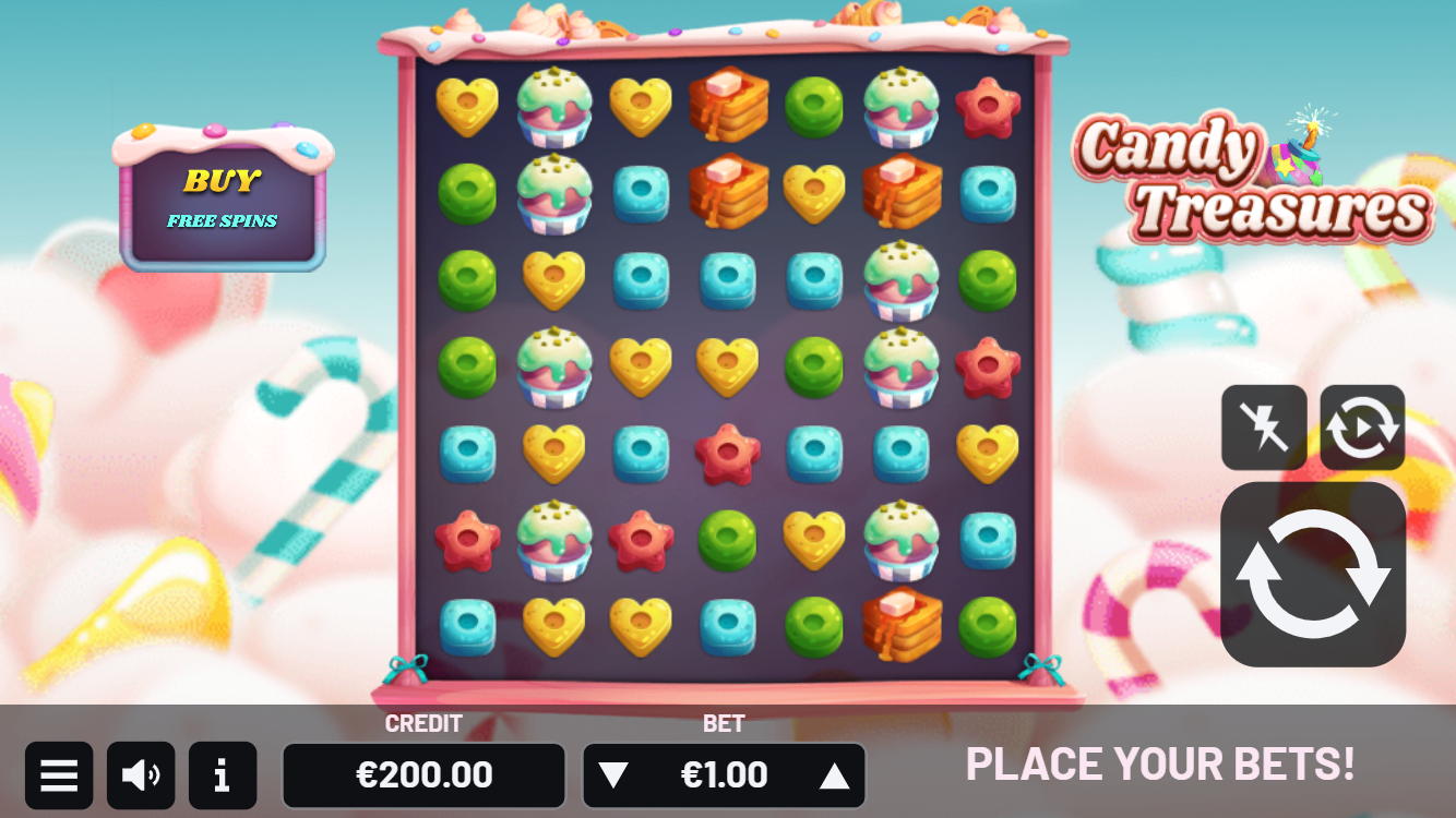 Candy Treasures Base Game Play