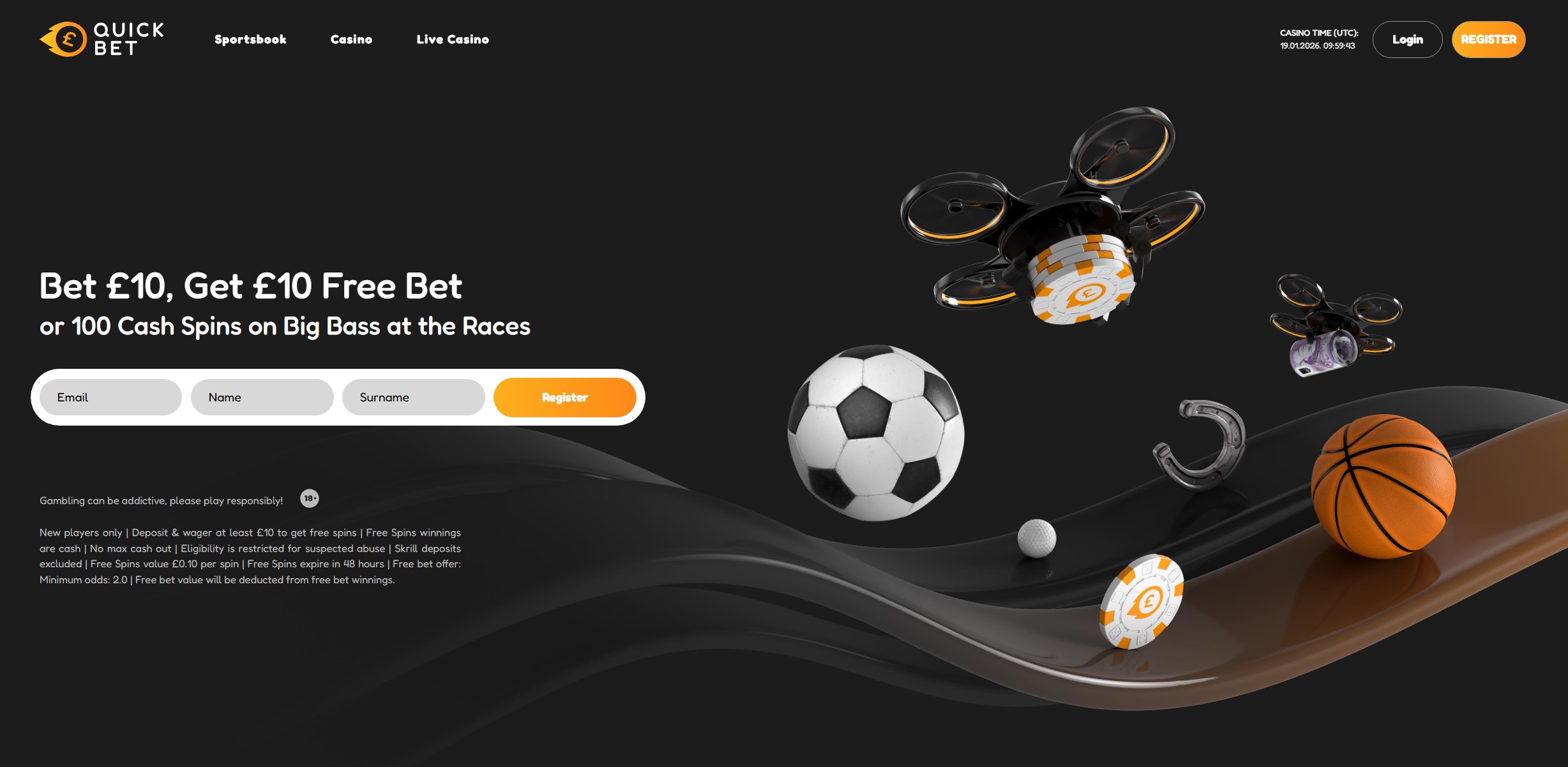 QuickBet Welcome Bonus