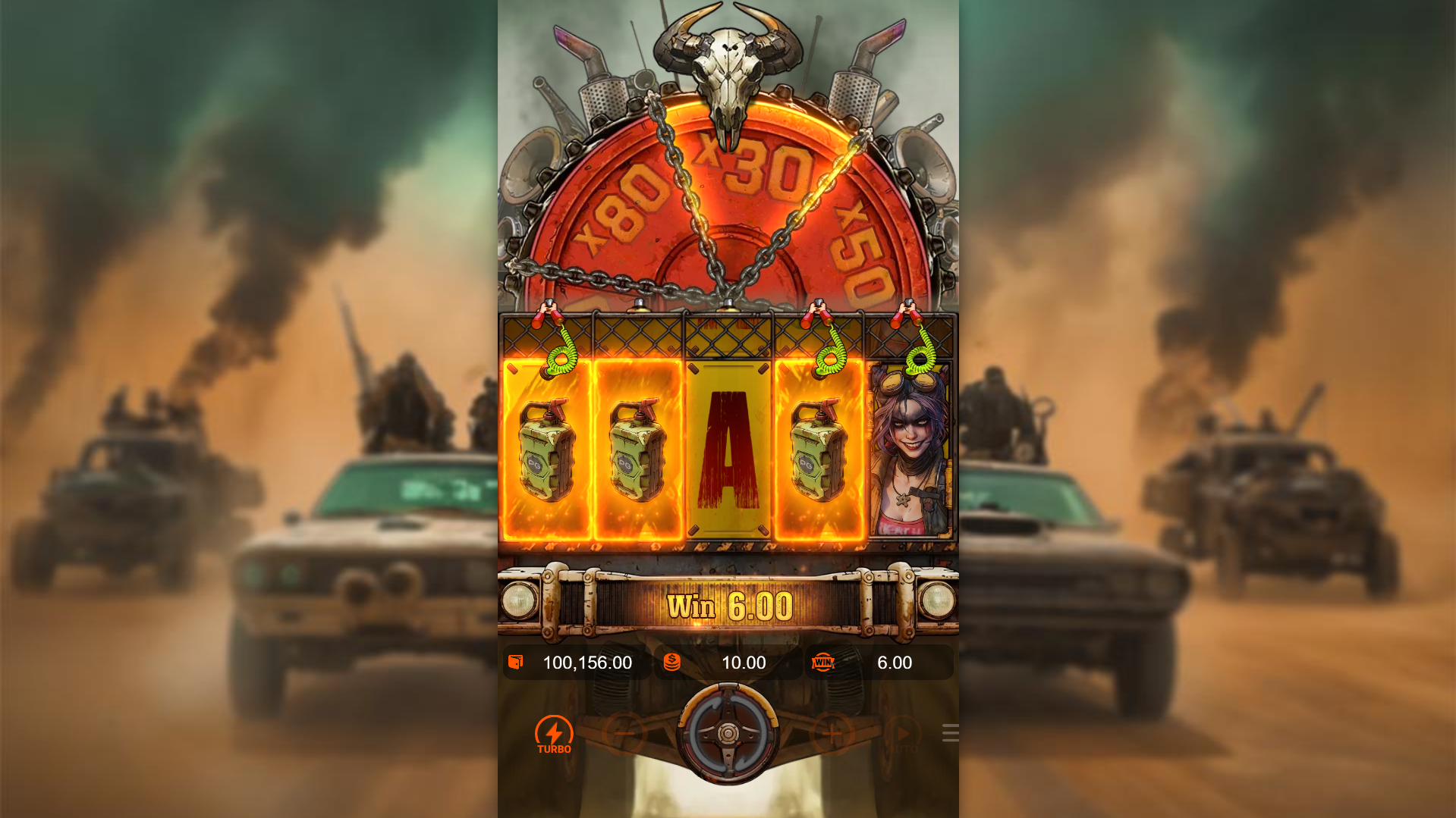 Multiplier Wheels can also be progressed by landing the Level Up