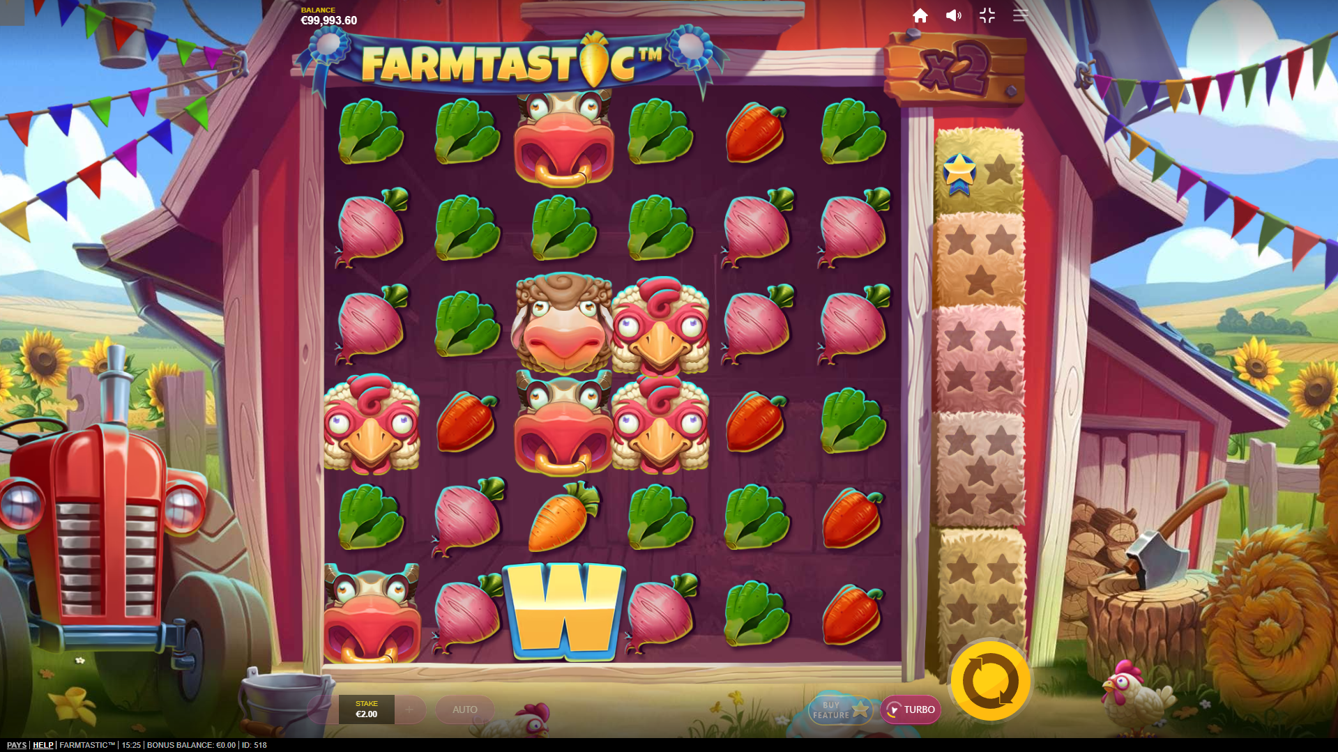 Land special Progress Wild symbols to fill the Progress Blocks and earn features