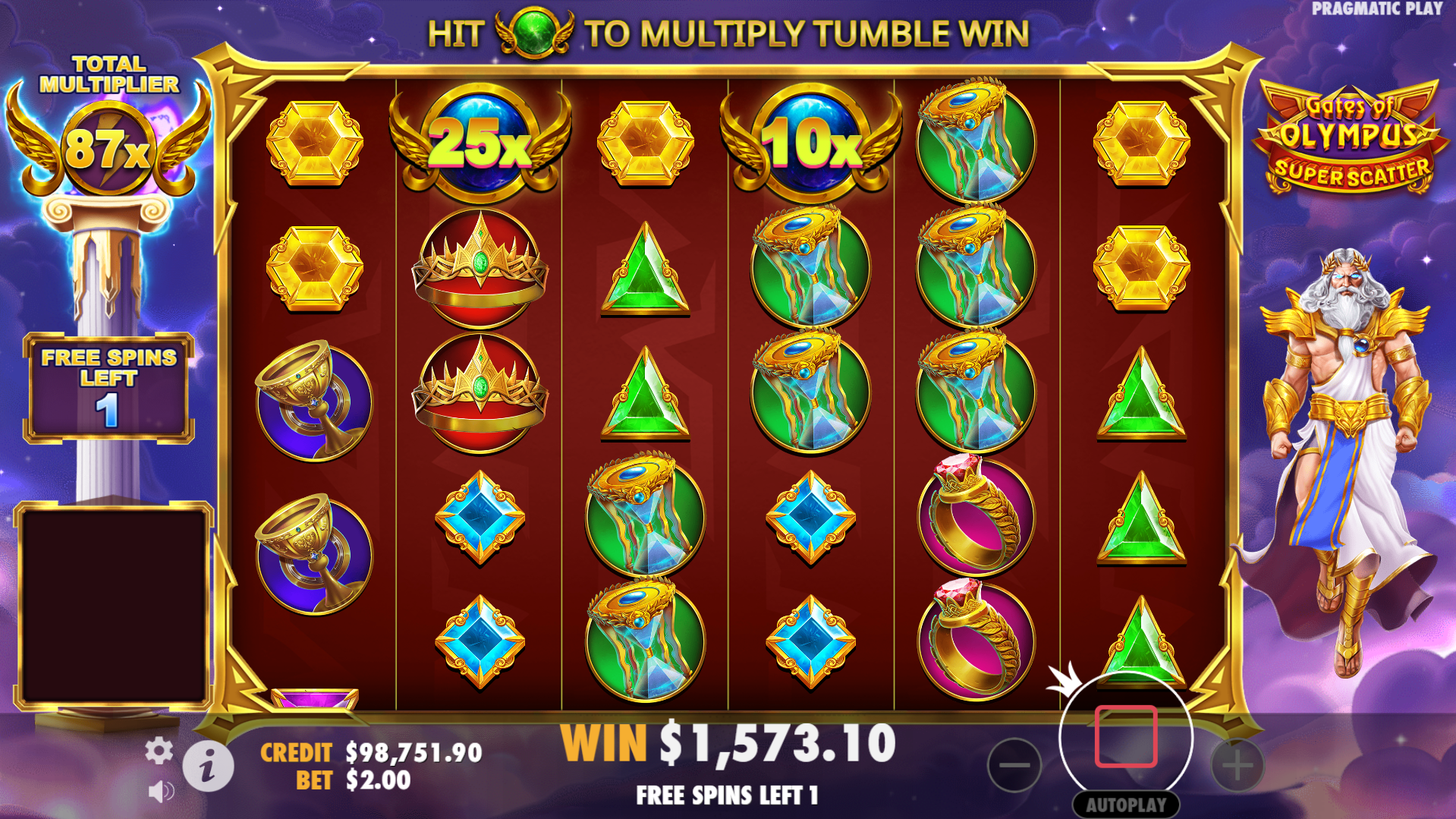 Gates of Olympus Super Scatter Super Bonus play