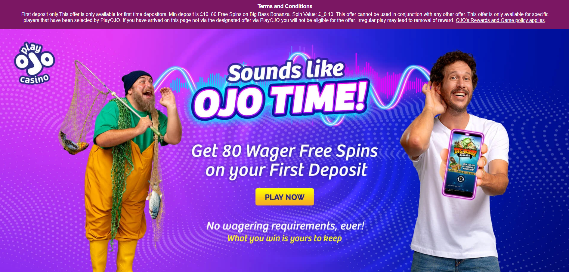 Playojo Casino Bonus