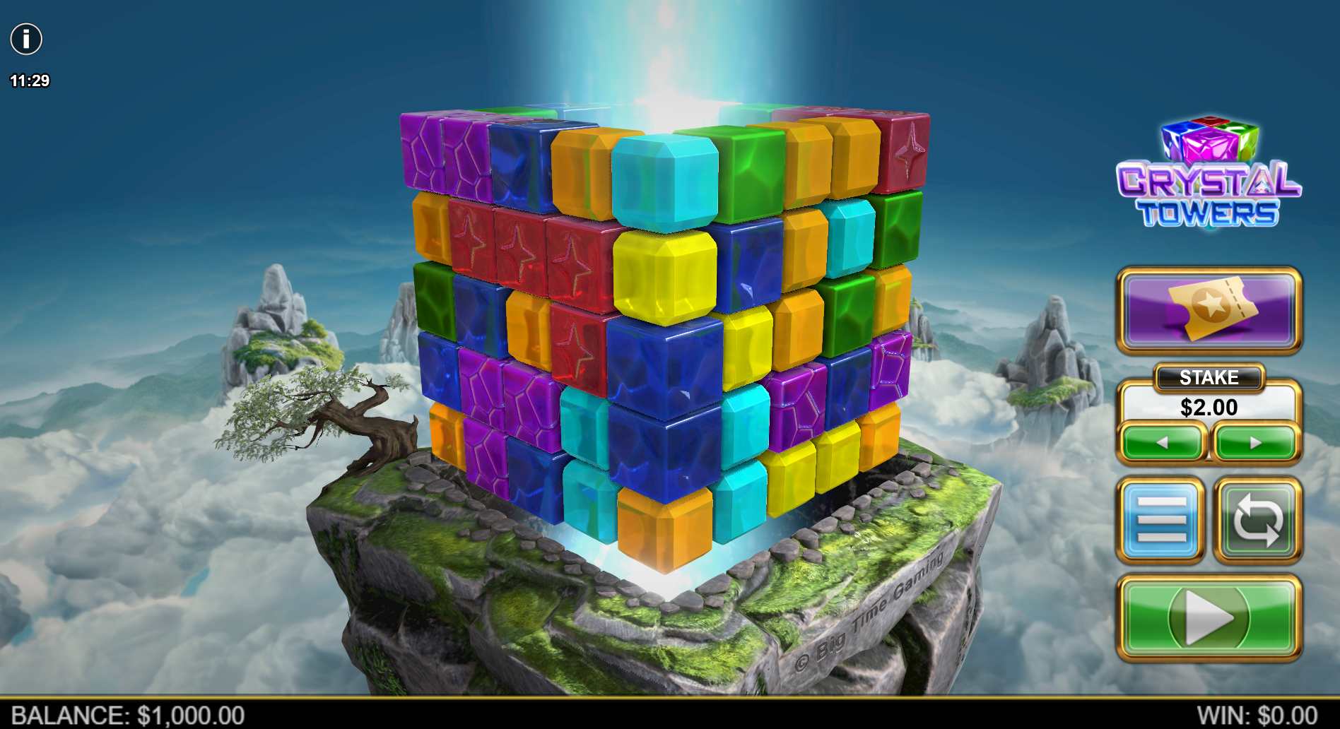 Crystal Towers base game play