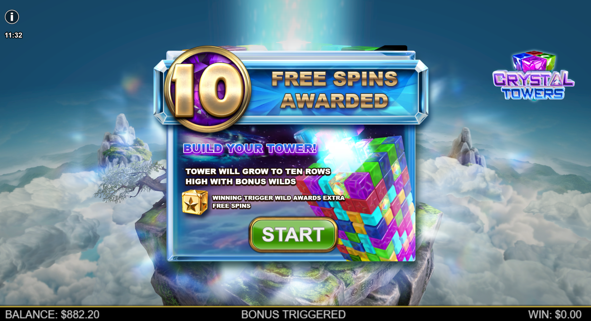 Part form a winning cluster with one or more Trigger Wilds to trigger Free Spins