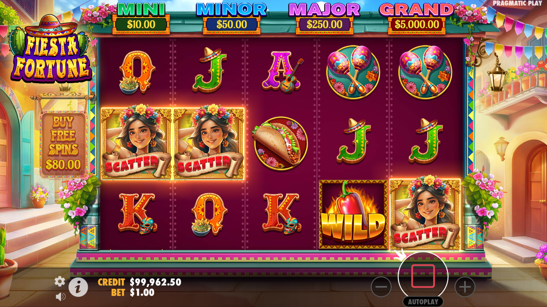 Land 3 or more scatter symbols to trigger the Free Spins bonus round