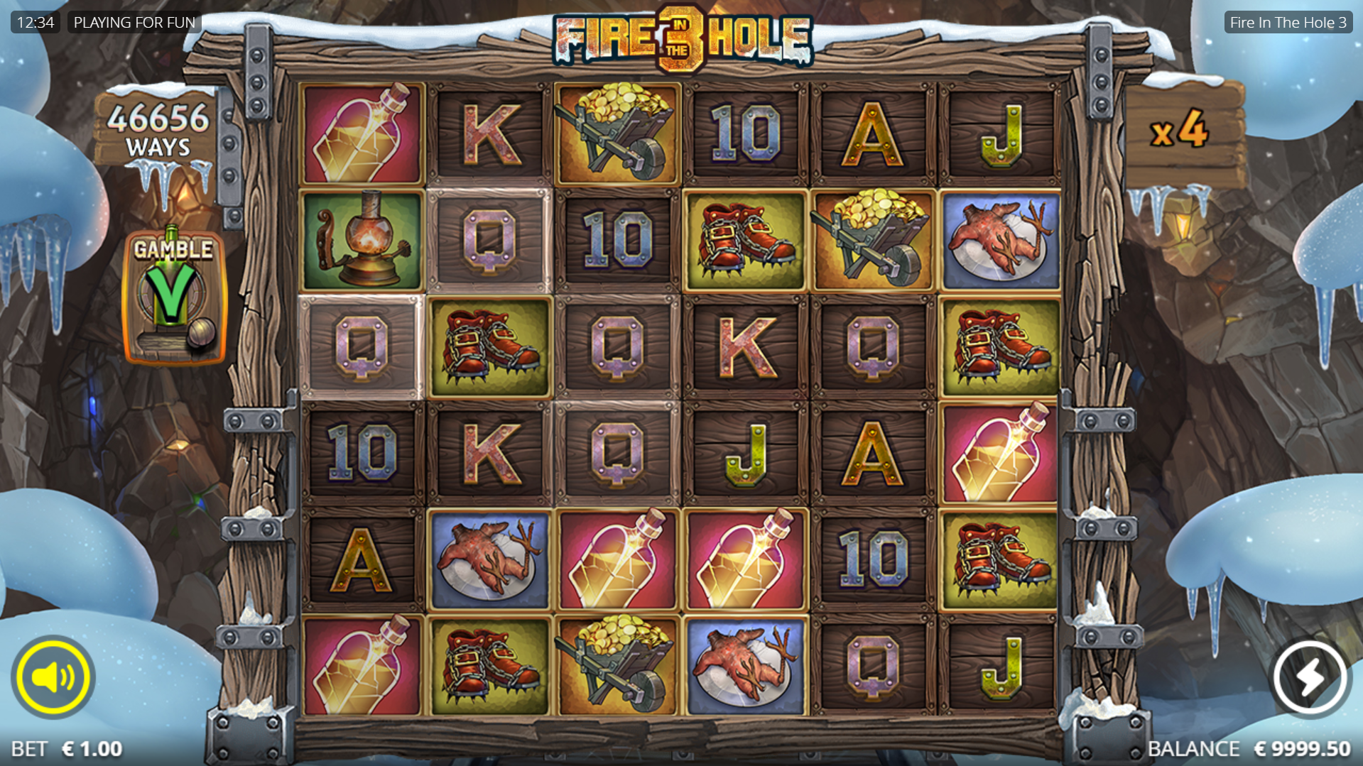 Form winning combinations along with enhancers to activate extra rows during a game round