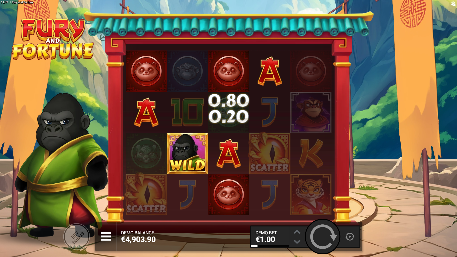 Fury and Fortune offers 1,024 ways to win