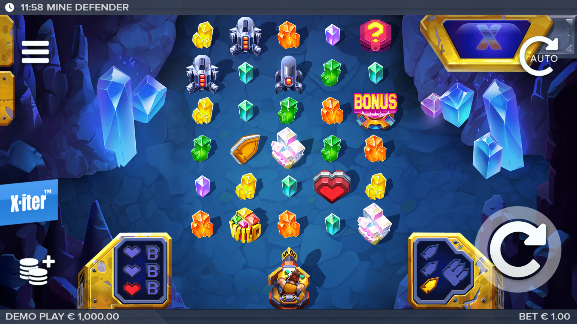 Mine Defender base game play
