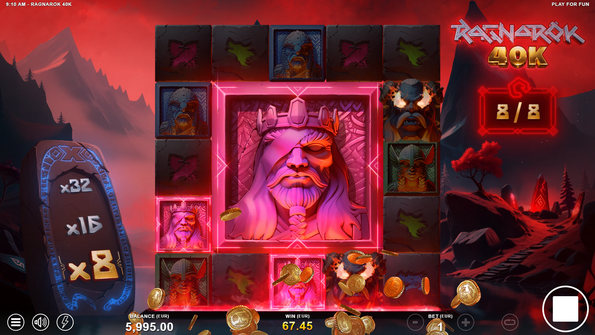 During Free Spins, the Progressive Multiplier becomes persistent for bigger wins