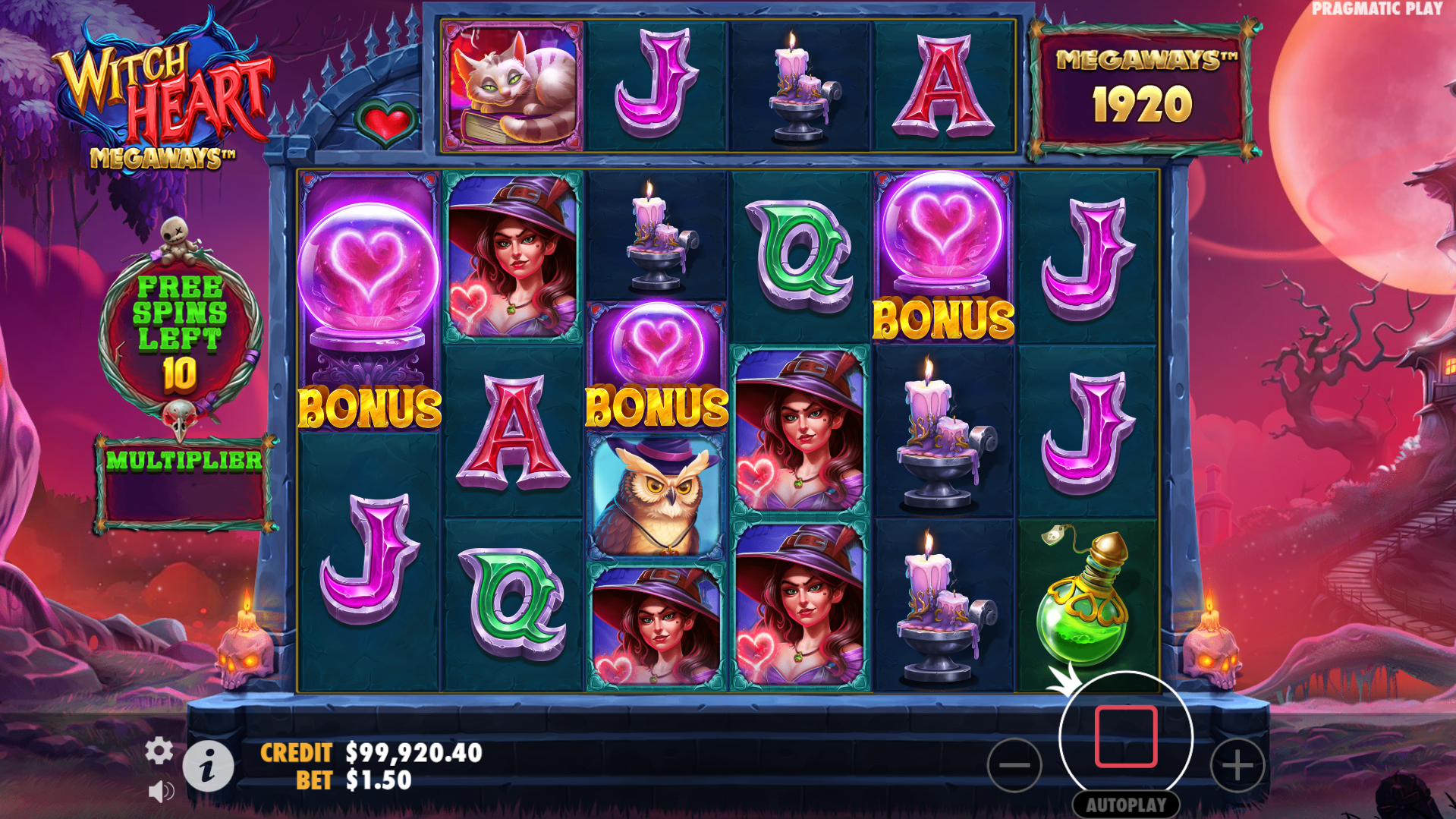 Land 3 or more scatter symbols to trigger the Free Spins Bonus round