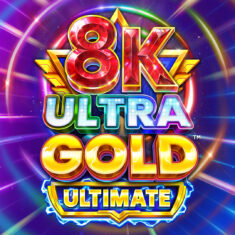 8K Ultra Gold Ultimate Logo