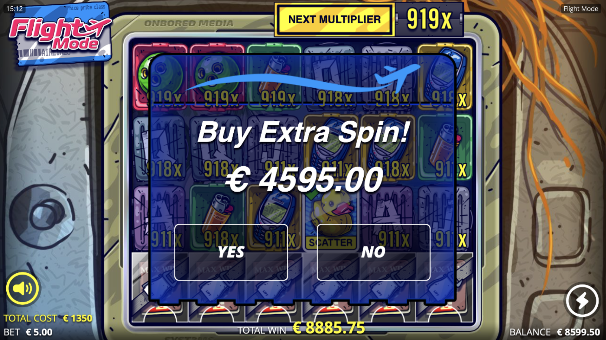 Flight Mode Extra Spin Feature