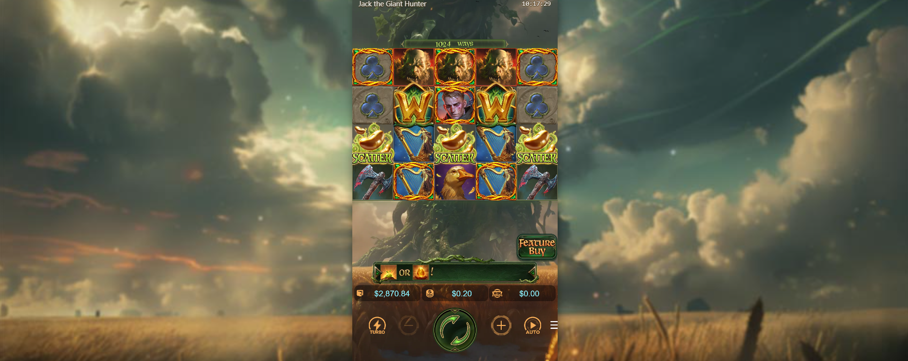 Jack the Giant Hunter Base Game Play