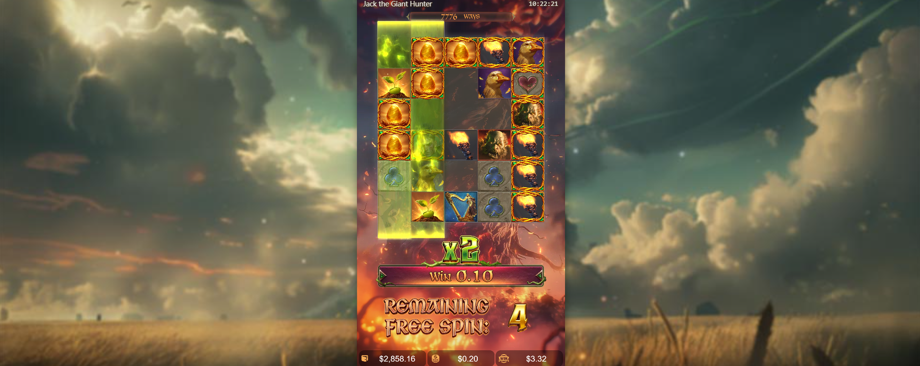 Jack the Giant Hunter Free Spins Play