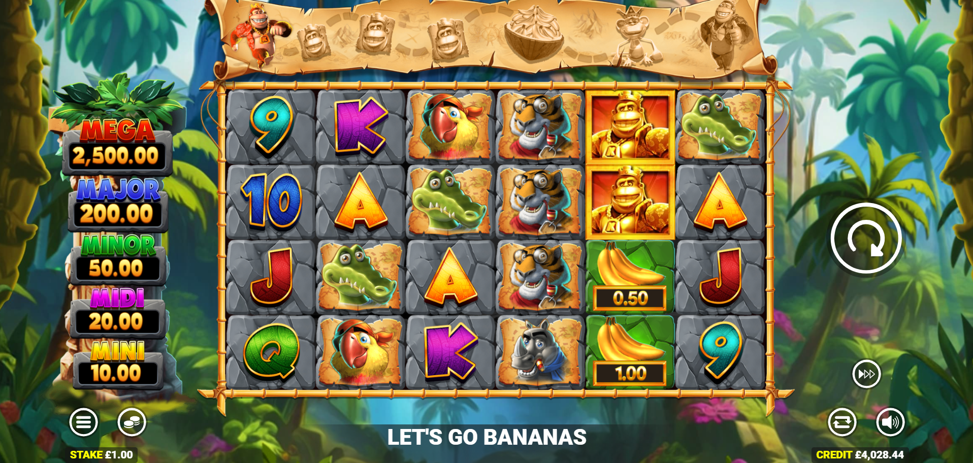 King Kong Cash Even Bigger Bananas 4 Base Game