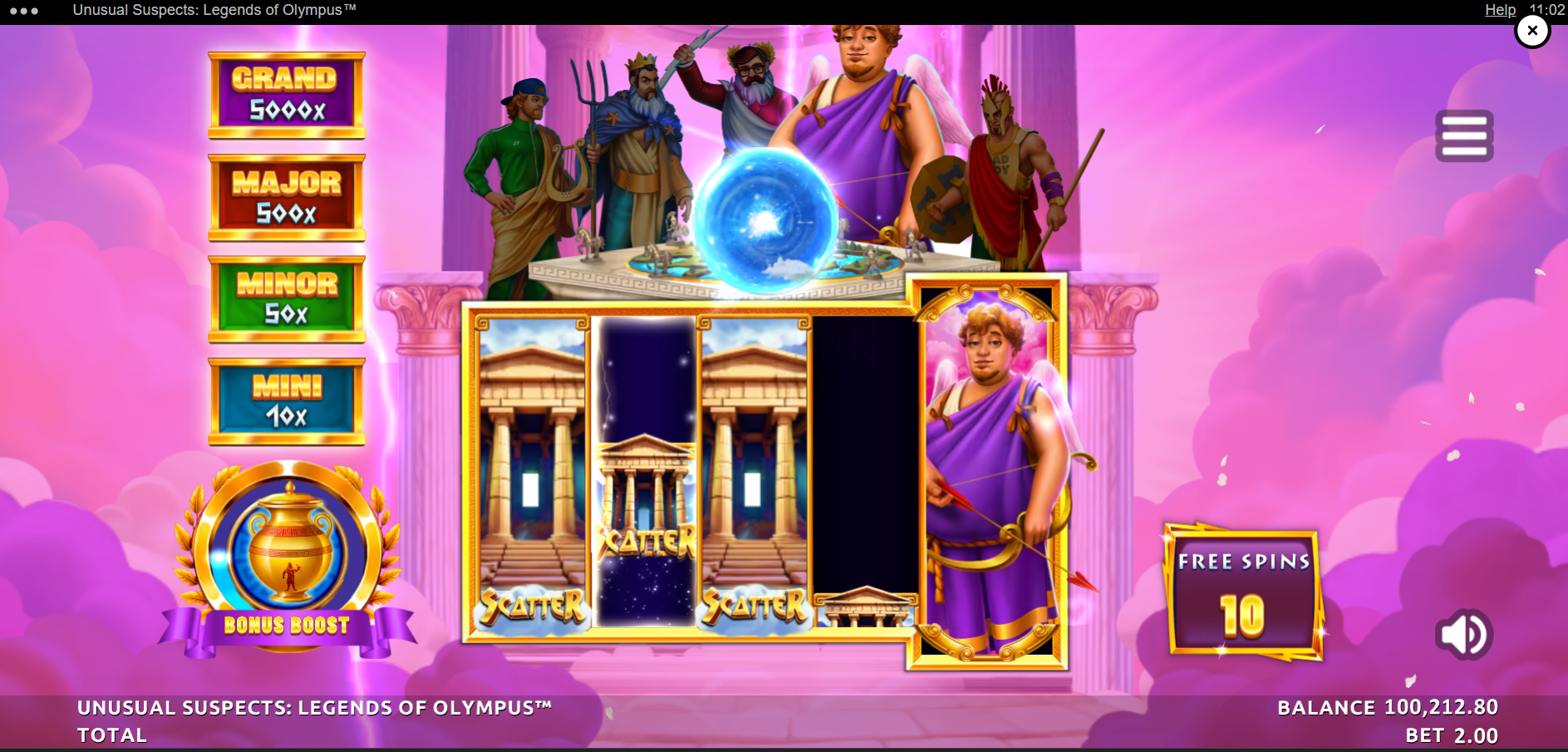 Legends of Olympus Bonus Respin