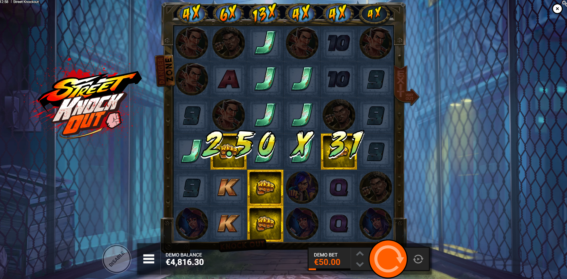 Multipliers up to x100 Can be Awarded During Each Spin