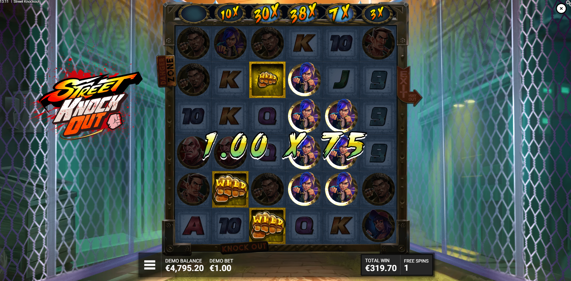 Street Knockout Power Bonus Game