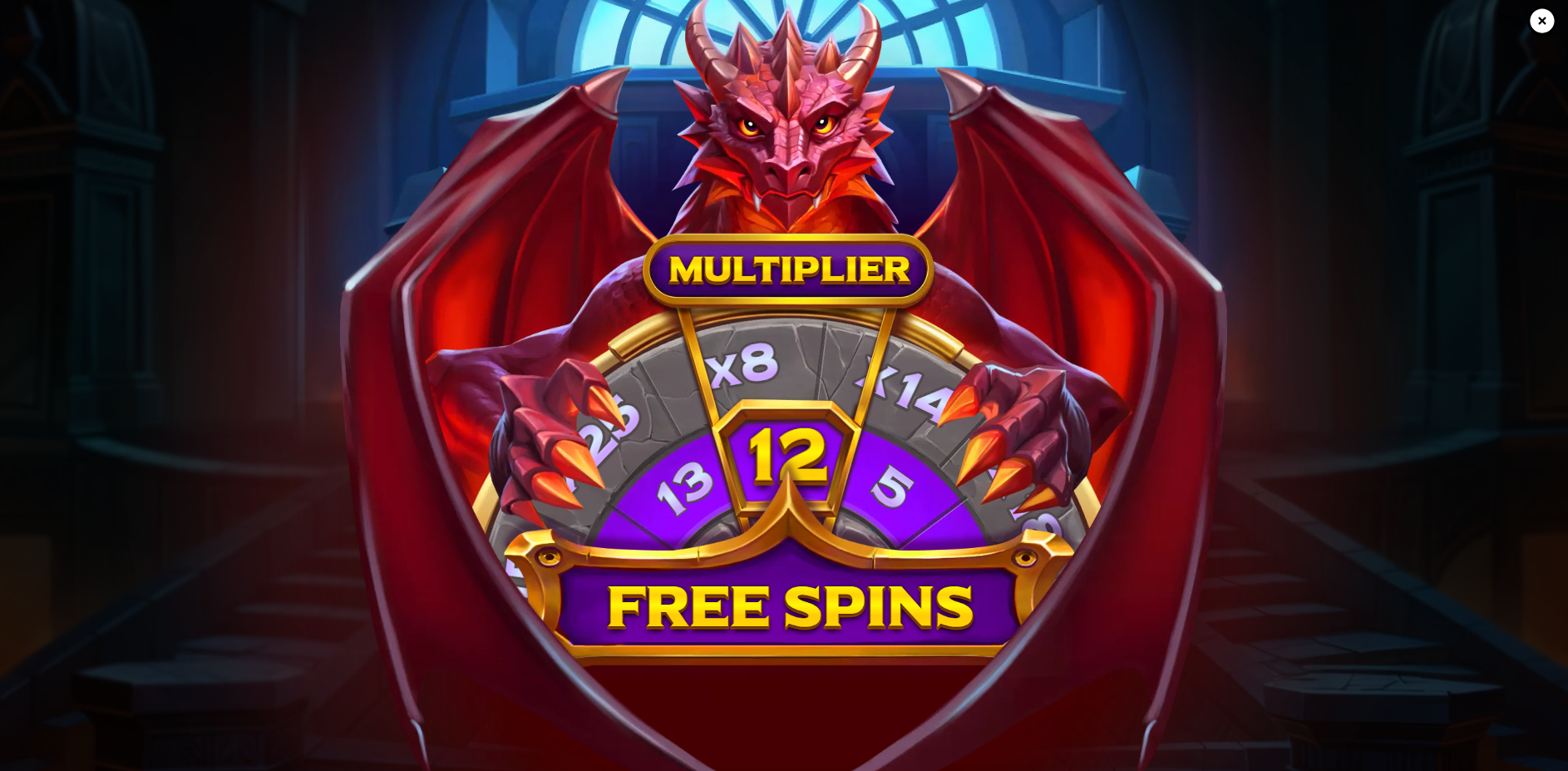 The Wheel of Fortune determines the number of Free Spins and active Multiplier you will begin the feature with