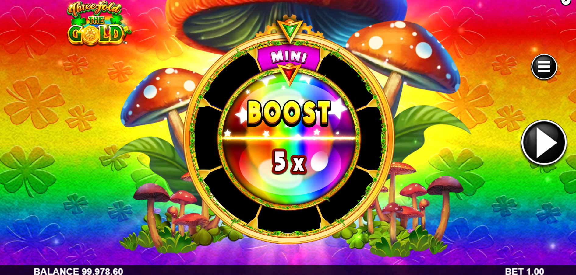 Threefold The Gold Bonus Booster Wheel