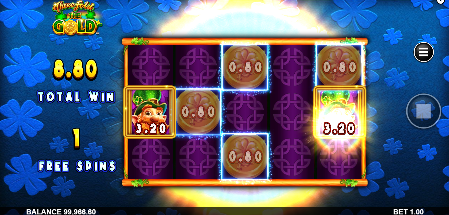 Threefold The Gold Sticky Free Spins