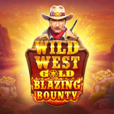 Wild West Gold Blazing Bounty Logo